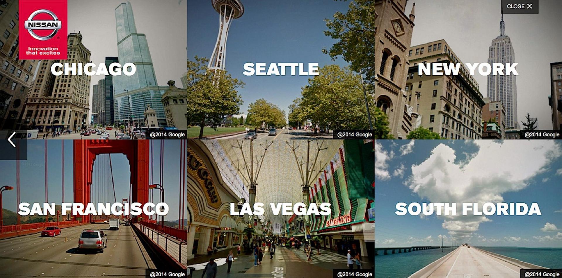 #TakeTheDetour Nissan with a Google Maps Virtual Tour