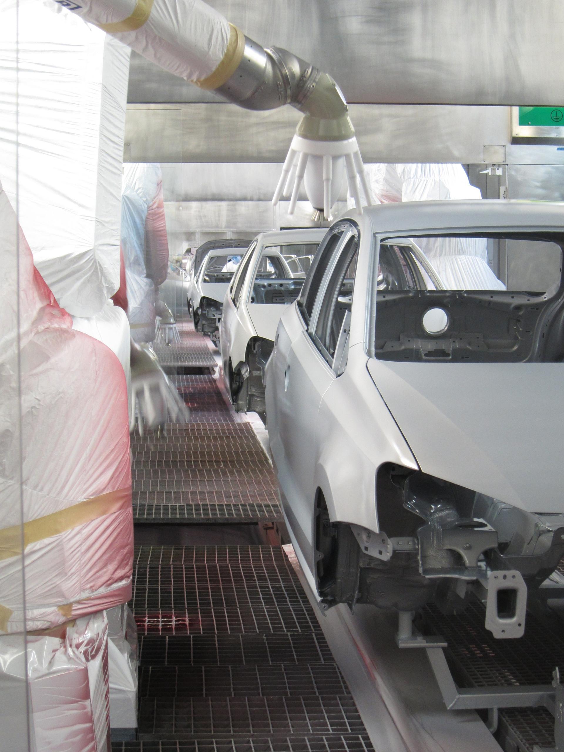 Volkswagen Group South Africa’s new car paint technique reduces waste