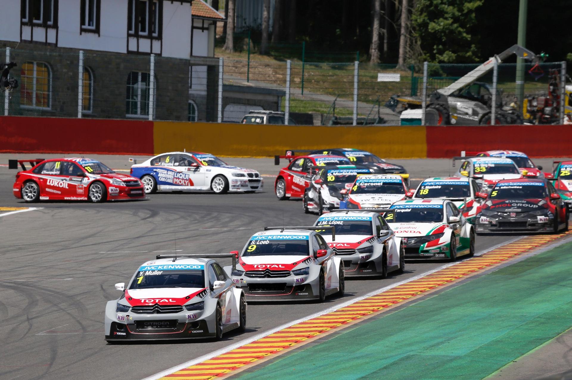 CITROEN MOTORSPORT – MULLER, LÓPEZ AND LOEB STAR AT SPA
