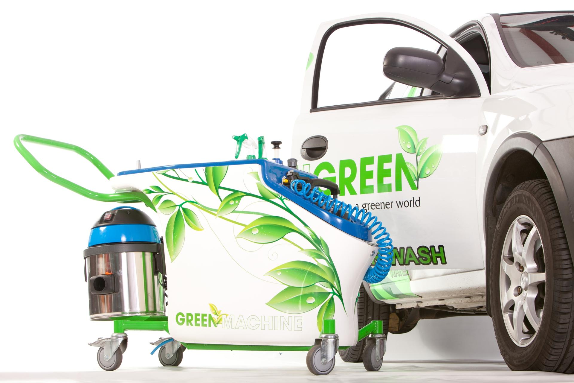 CMH Green Machine the leader in waterless car washing
