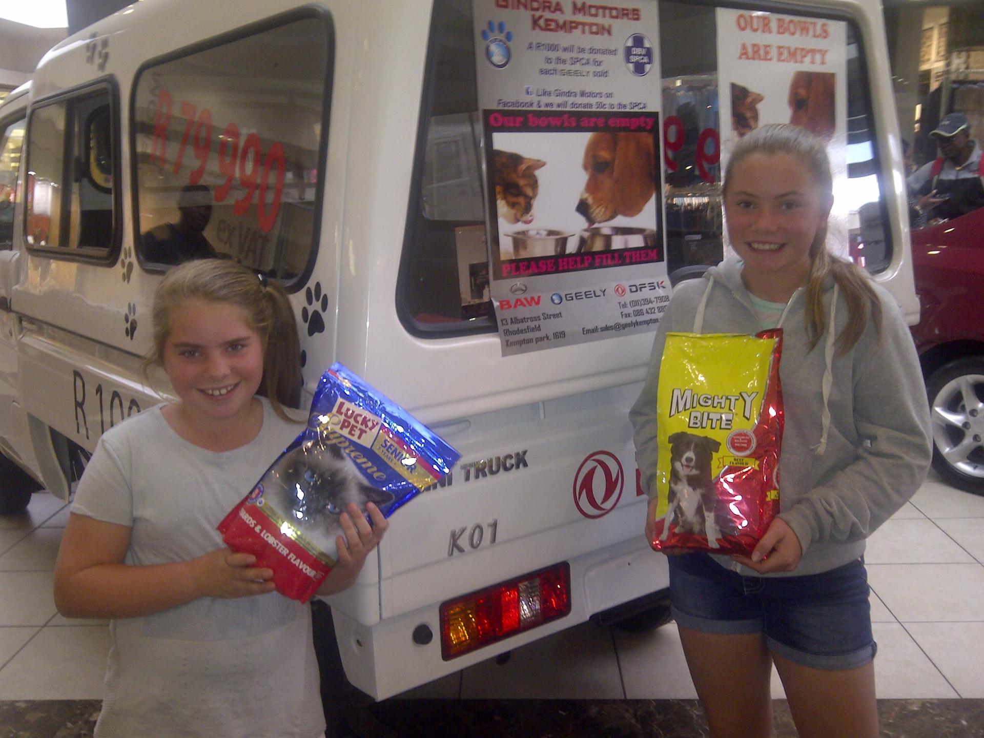 Geely Automotive Dealership Gindra gives money to SPCA