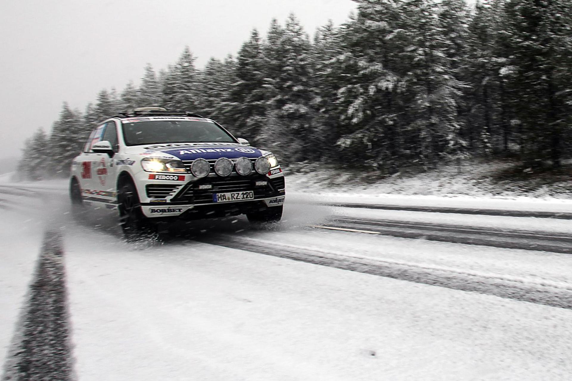 Team Volkswagen Rainer Zietlow starts the African leg of its World Record Drive attempt