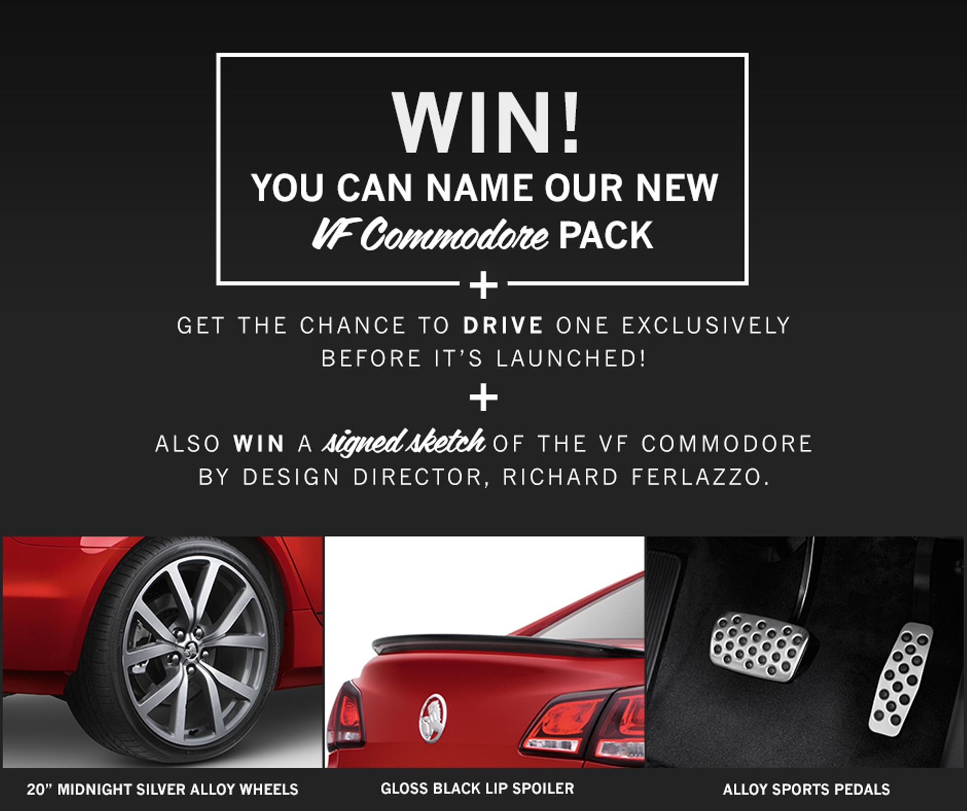Holden Fans to Name That Commodore