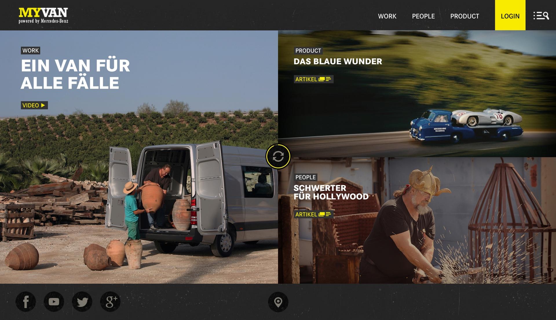 Mercedes-Benz Vans updates its Internet platform MyVan