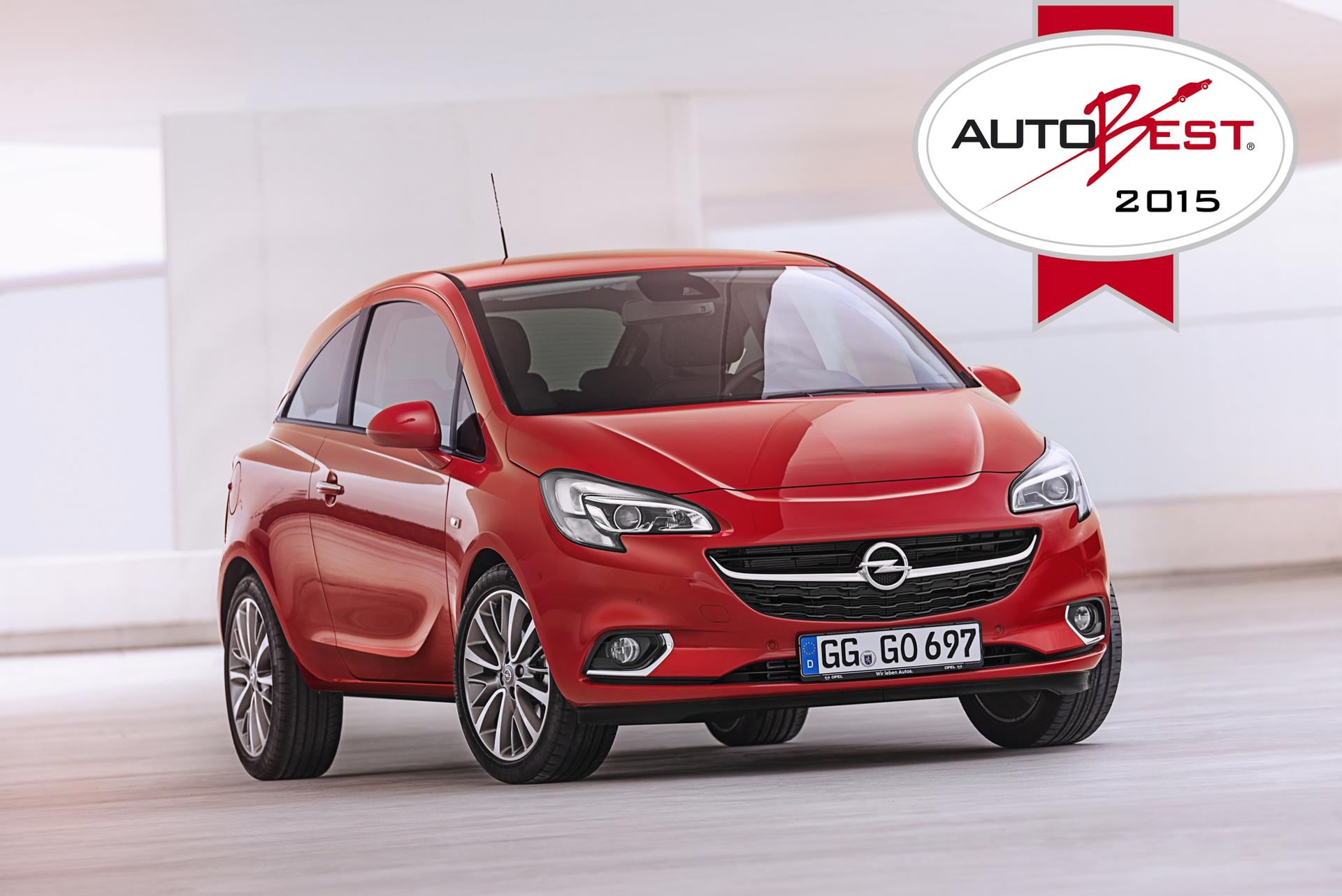 Opel Corsa wins prestigious AUTOBEST 2015 award