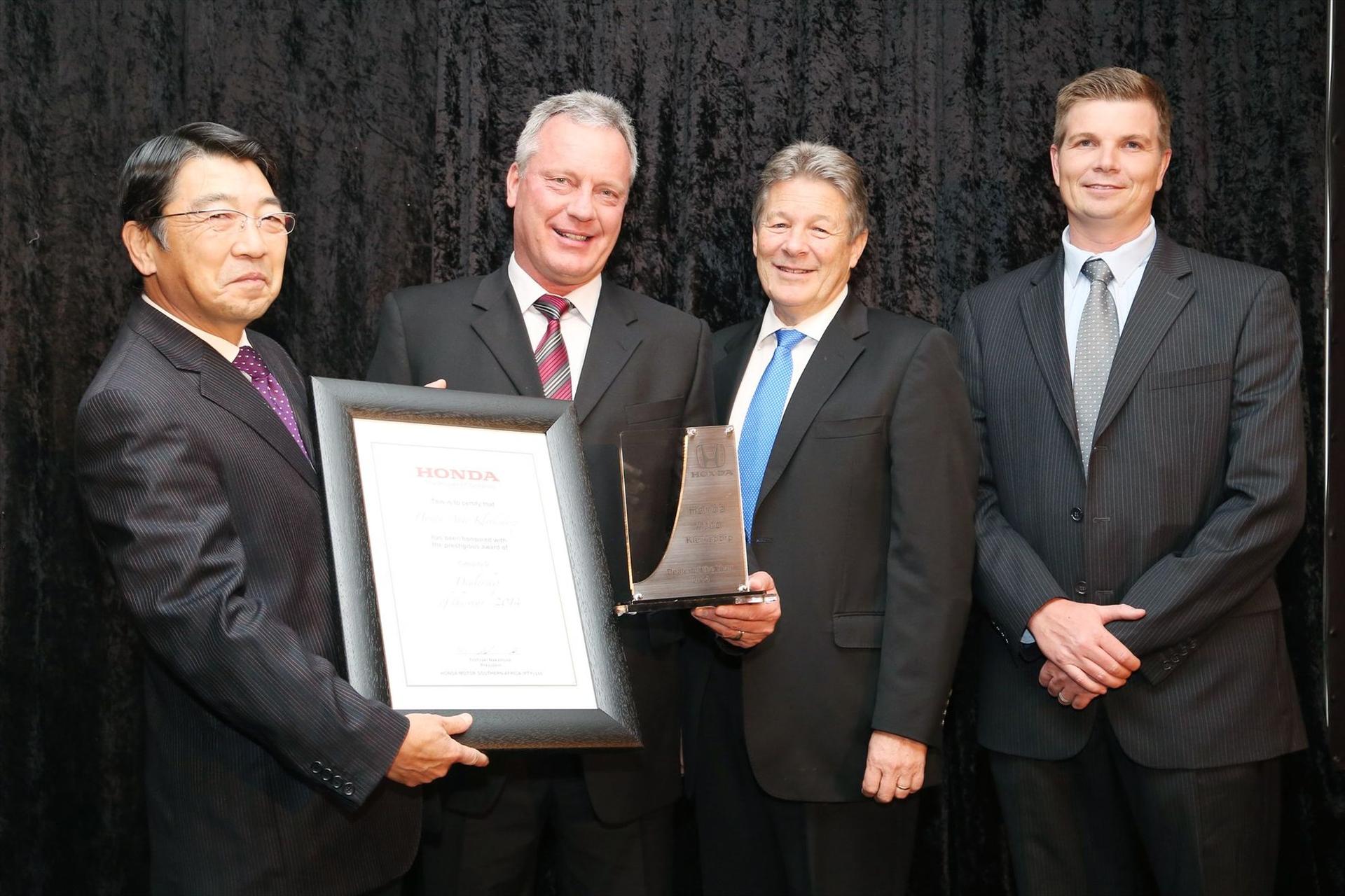 Honda South Africa 2015 Dealer of the Year Awards