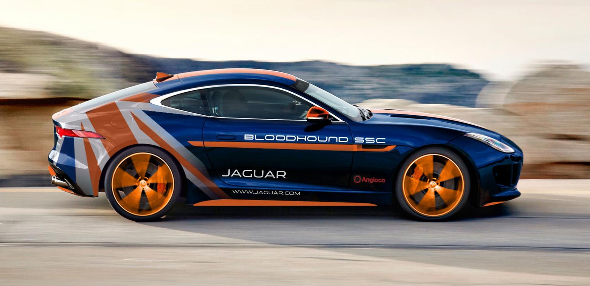 Jaguar debut the Bloodhound F-TYPE Rapid Response Vehicle