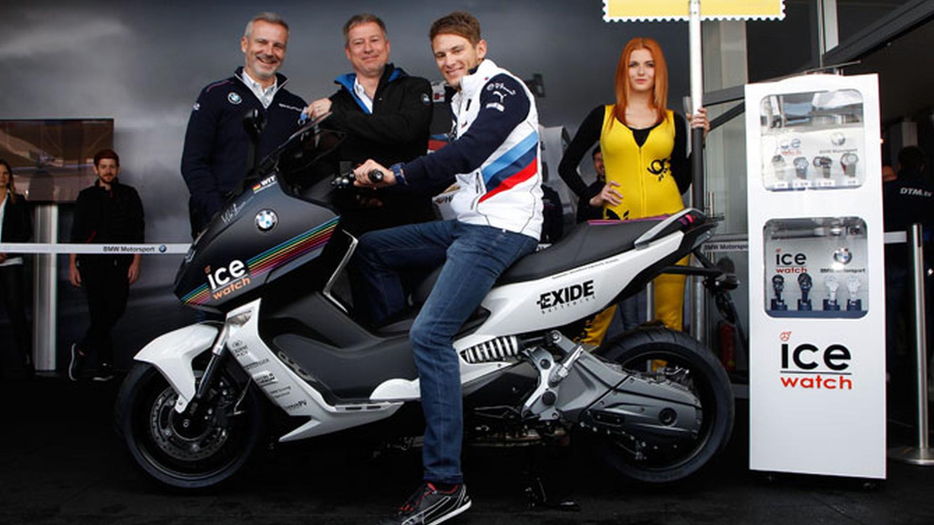 Marco Wittman receives number 1 BMW Maxi-Scooter