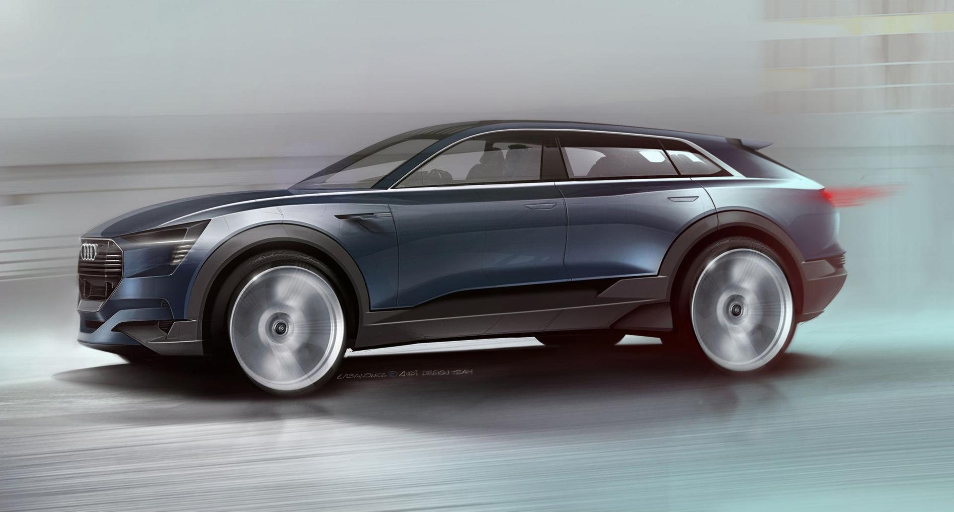 Audi e-tron quattro concept at the IAA 2015