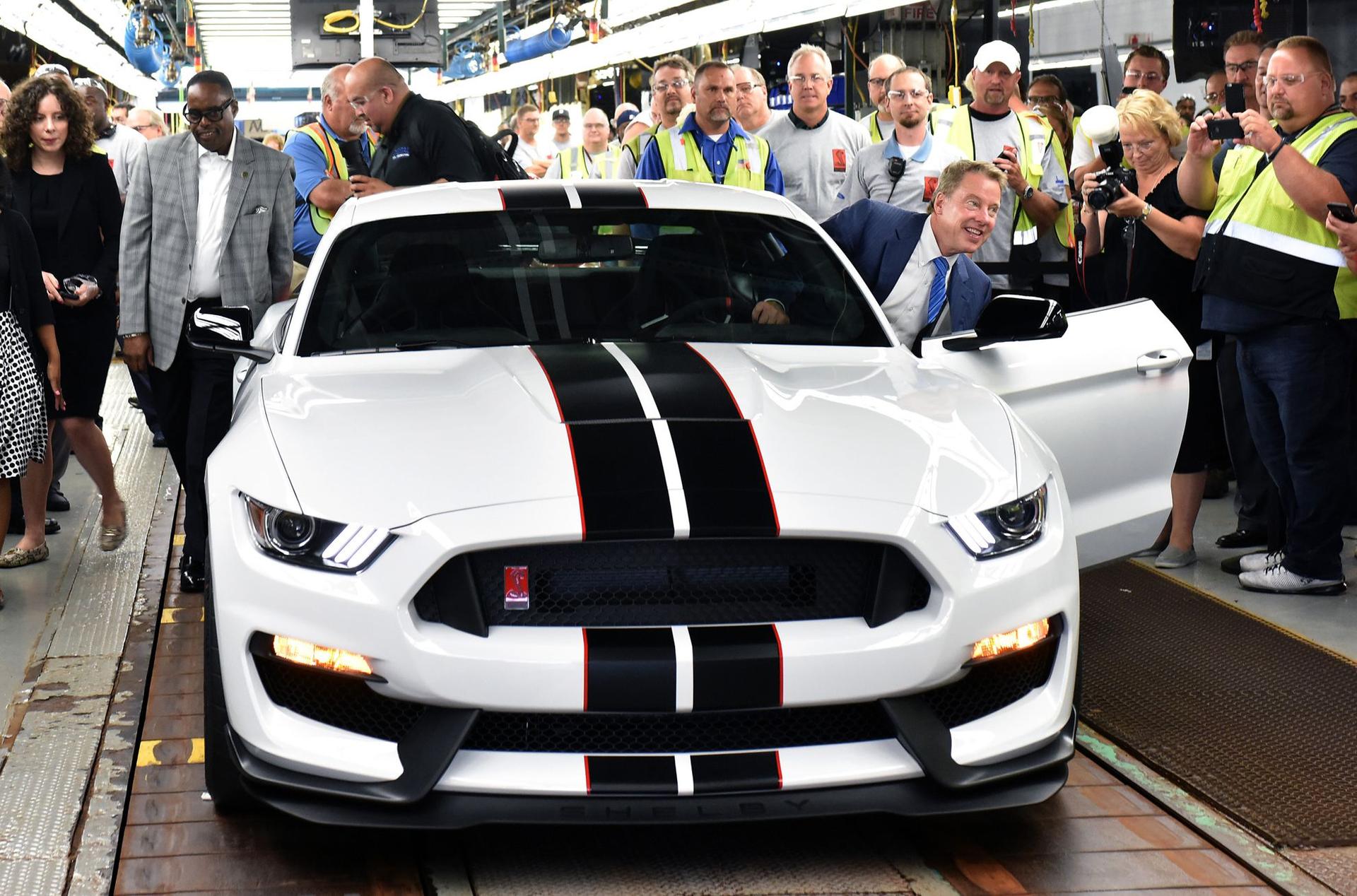 All-new Ford Shelby® #GT350R Mustang Roars Off the Line at Flat Rock Assembly Plant