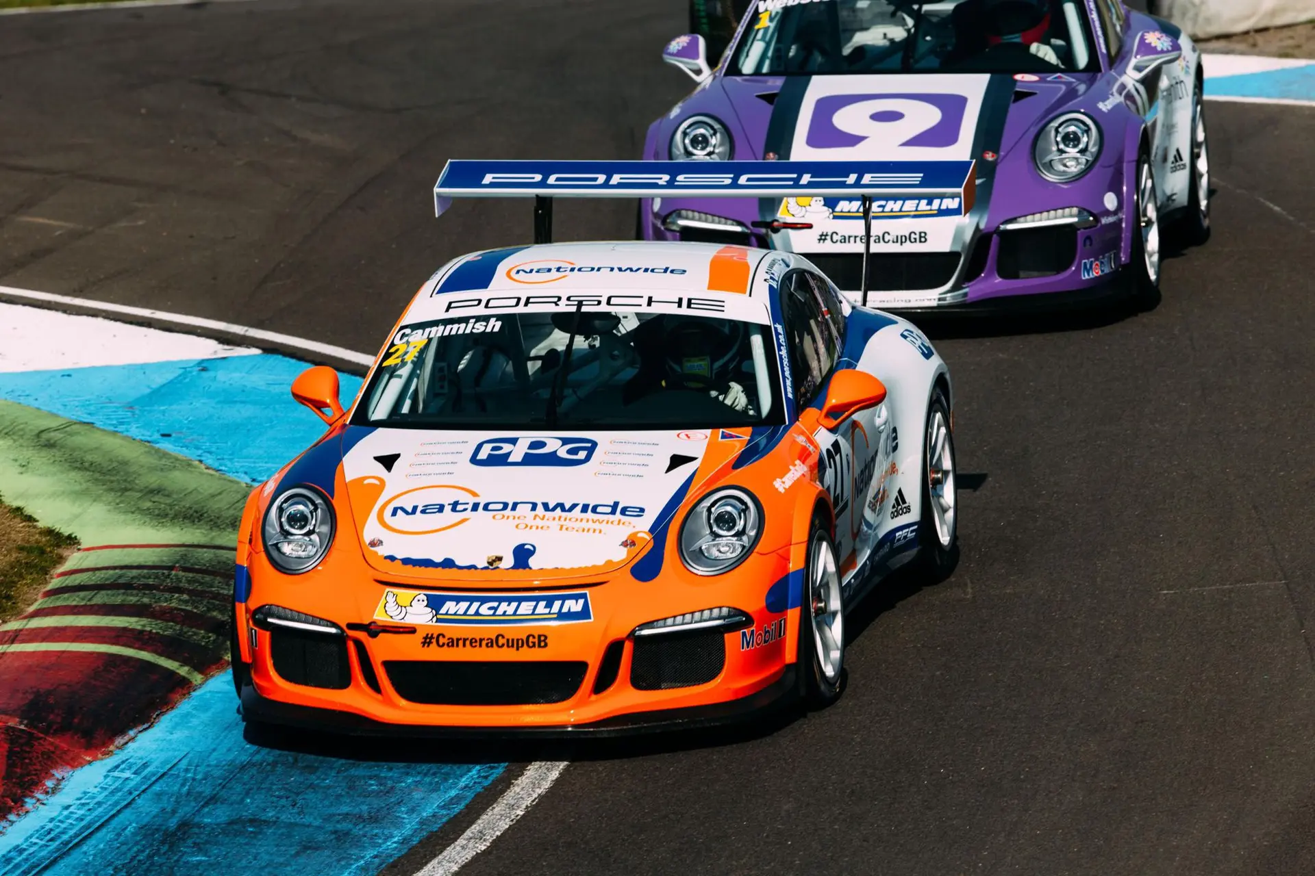 DAN CAMMISH DOES THE PORSCHE CARRERA CUP GB DOUBLE AT KNOCKHILL