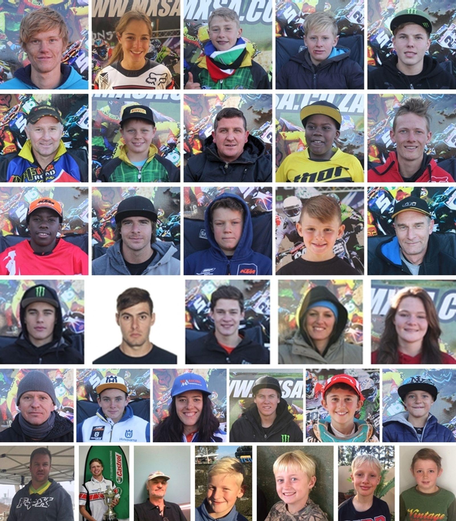 The official South African team for FIM Africa Motocross of African Nations