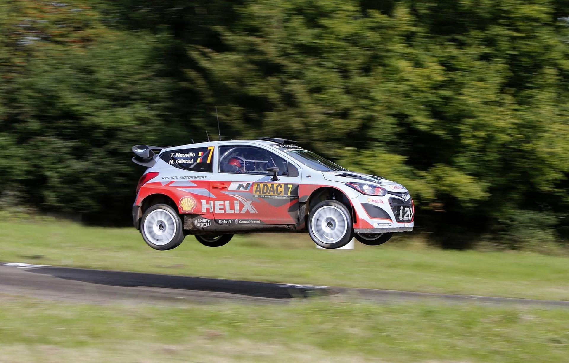 Hyundai continues fight for 2nd championship place in Rallye Deutschland
