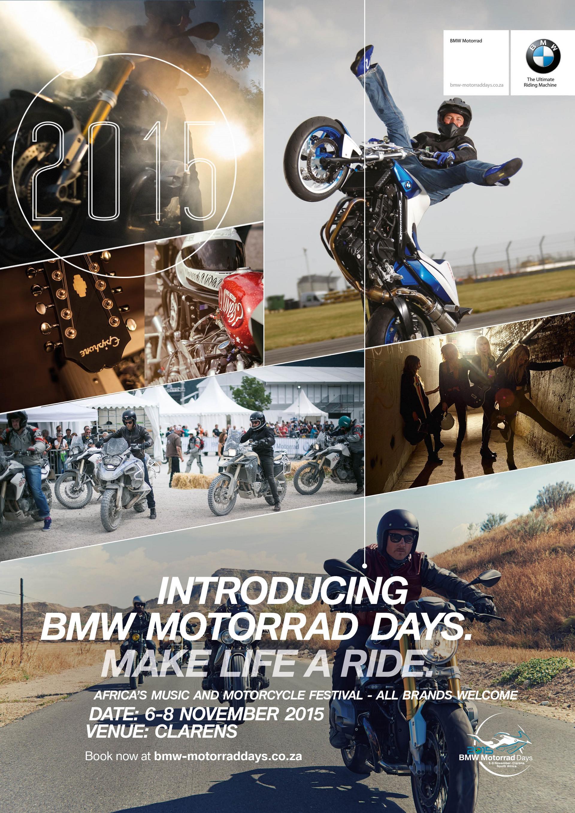 BMW Motorrad Days Africa’s first music and motorcycle festival.
