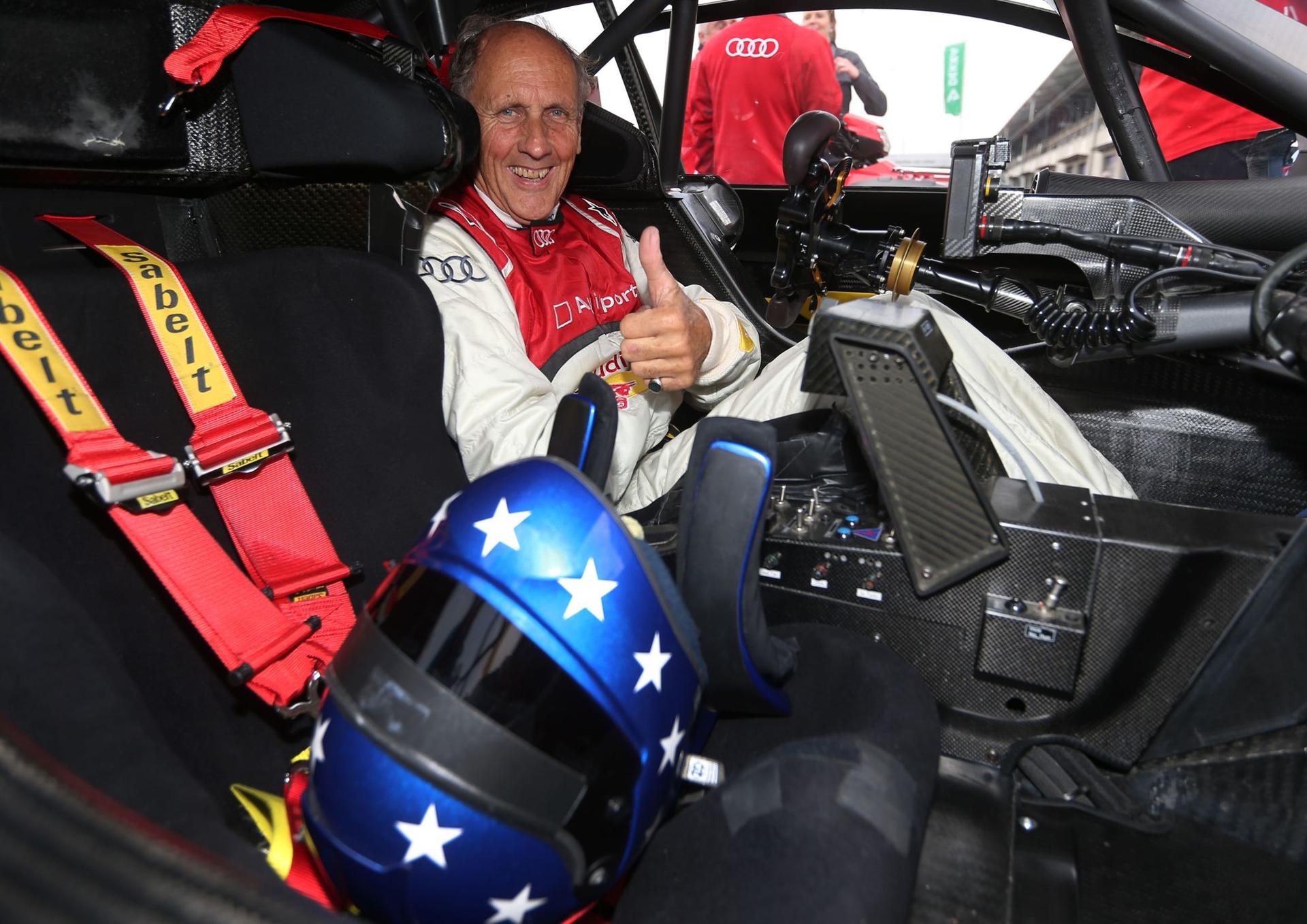 Hans-Joachim Stuck enthralled by Audi RS 5 DTM