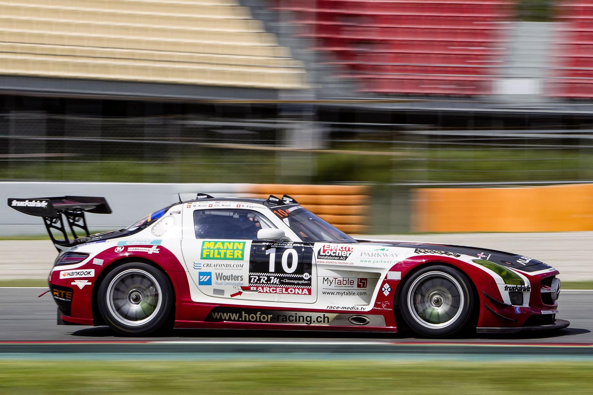 Mercedes-Benz SLS AMG GT3 in the Barcelona 24-hour race