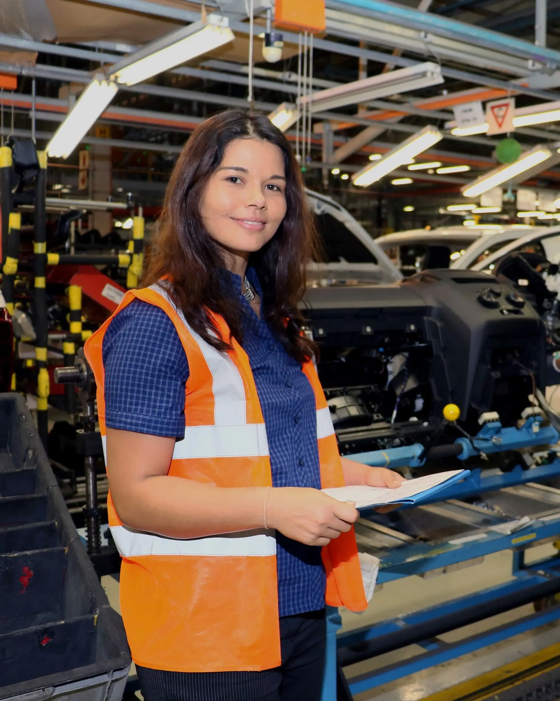 GM (General Motors) female employee makes history