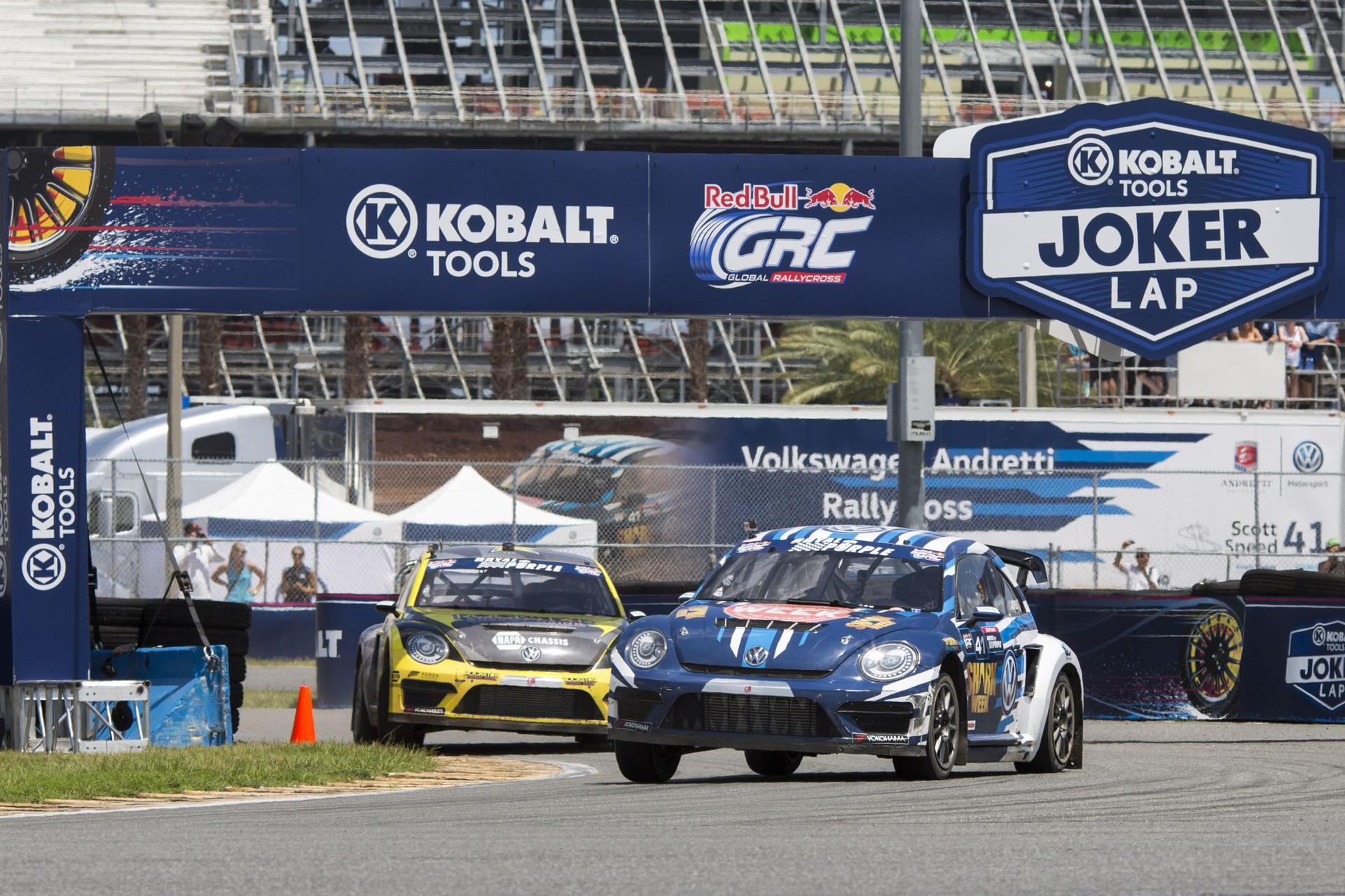 VOLKSWAGEN BEETLE GRC CELEBRATES FIRST BIRTHDAY AT PORT OF LOS ANGELES DOUBLEHEADER