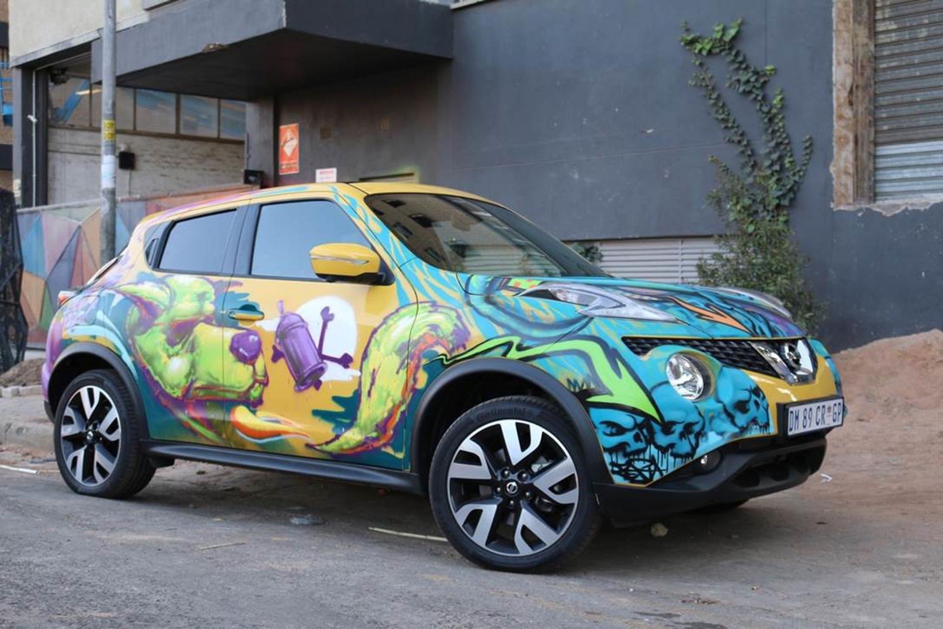 Nissan Juke, graffiti in motion