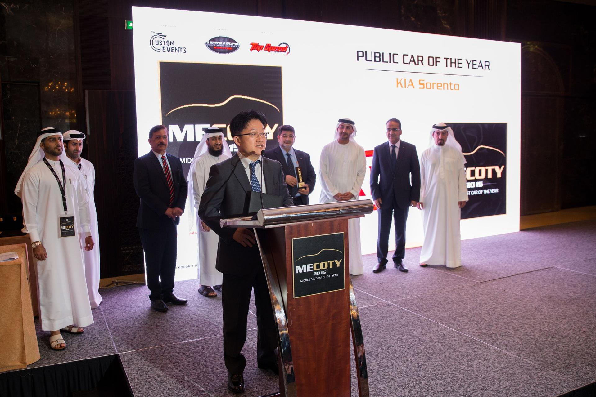 KIA Sorento Car of the Year title at Middle East Car of the Year Awards