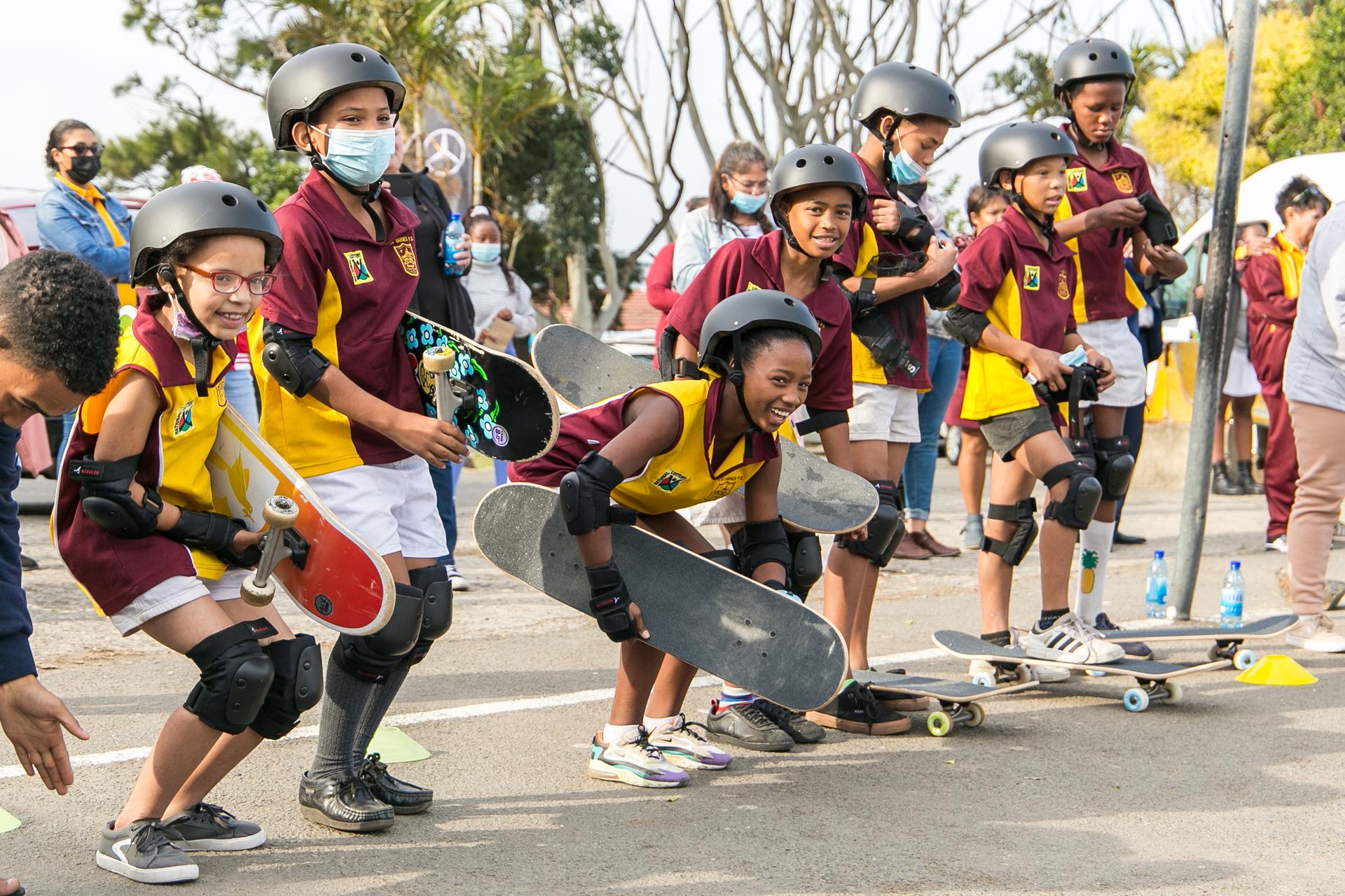 Laureus Sport for Good Foundation South Africa and Mercedes-Benz South Africa launch award-winning Skateistan initiative in East London