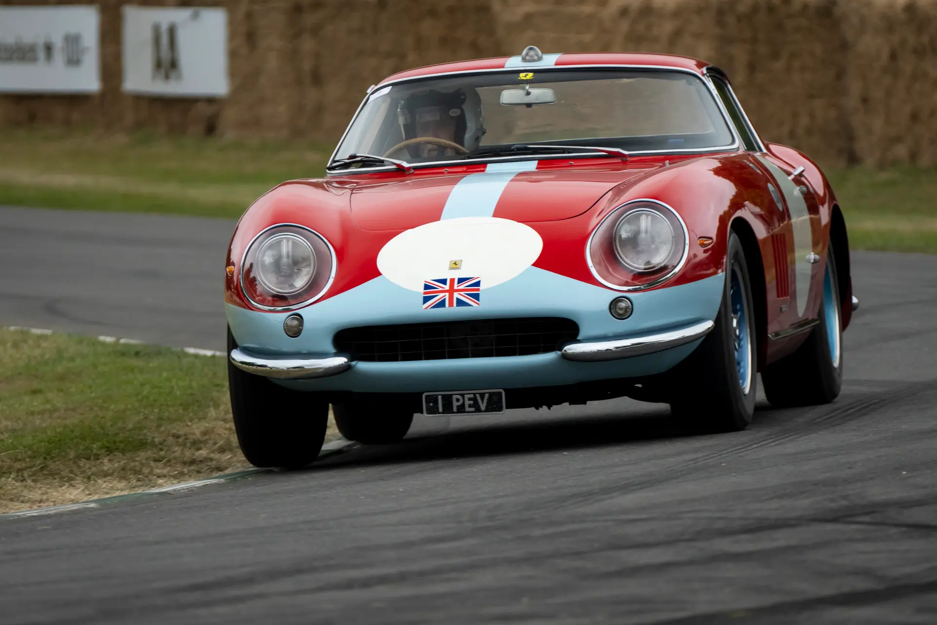 Ferarri Anniversary Parade At Goodwood Festival Of Speed England
