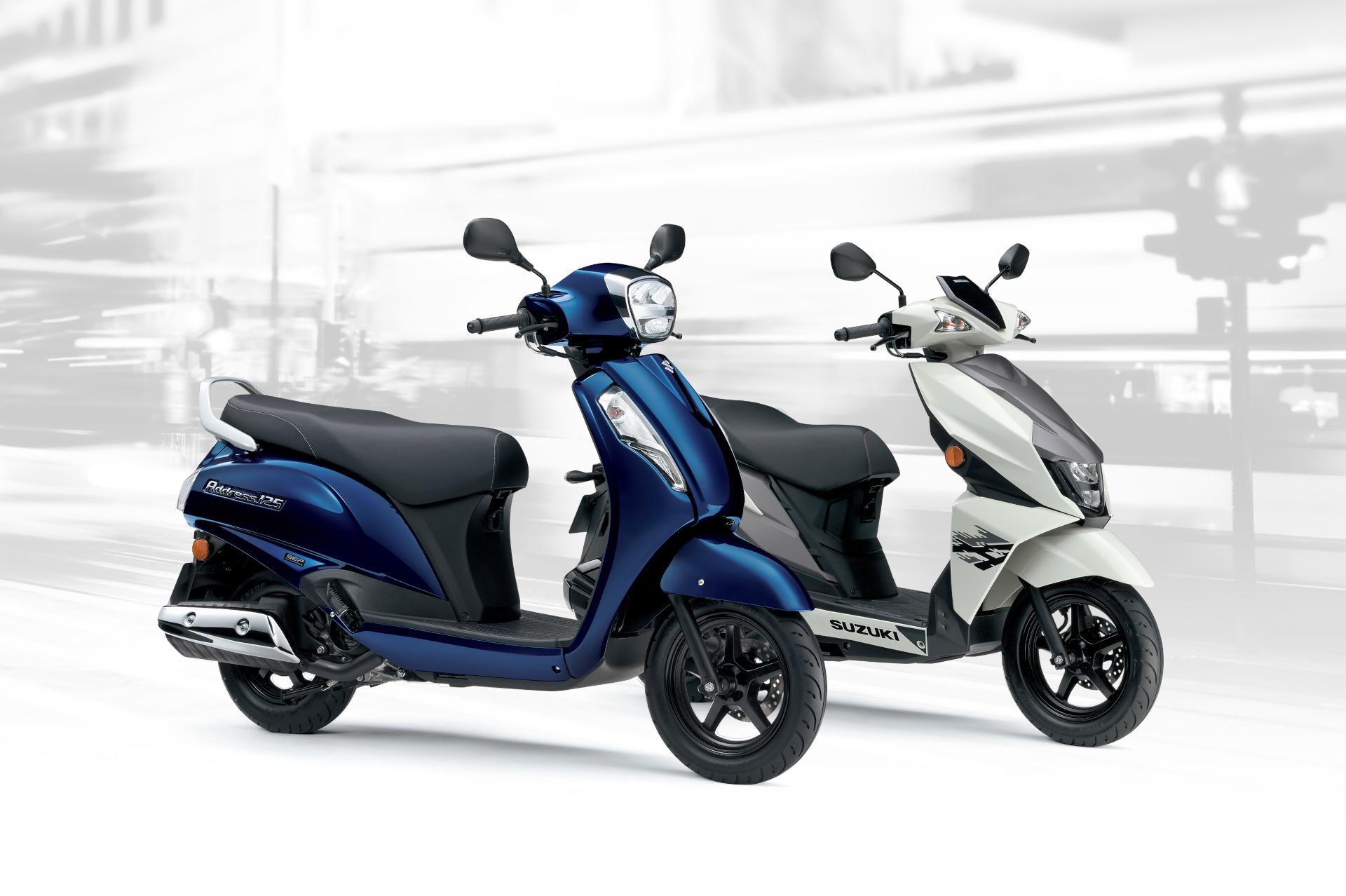 Two New Suzuki Scooters