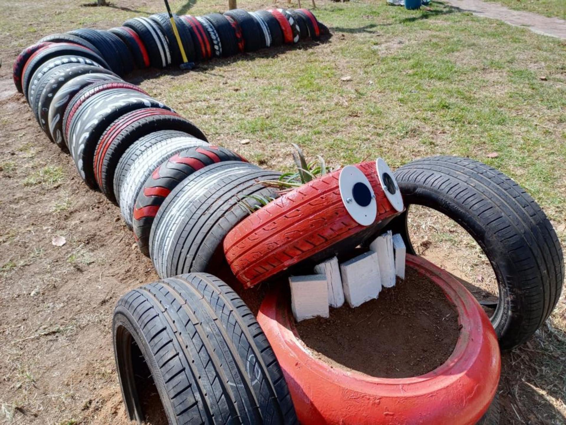 LOCAL PLAYGROUND NEW HOME FOR REPURPOSED TYRES