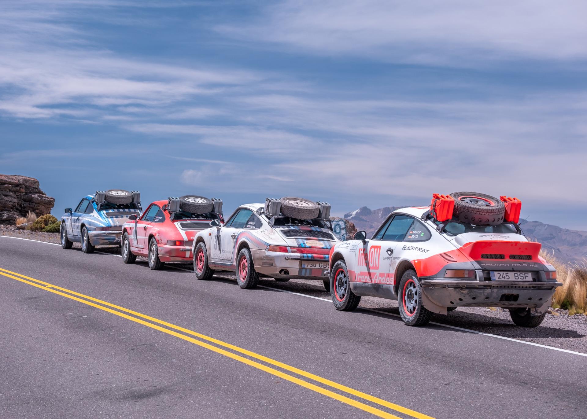 39 day on- and off-road Trans-Andes Beyond Adventure rally – Air-cooled safari 911s and uprated Cayennes complete 11,000-mile