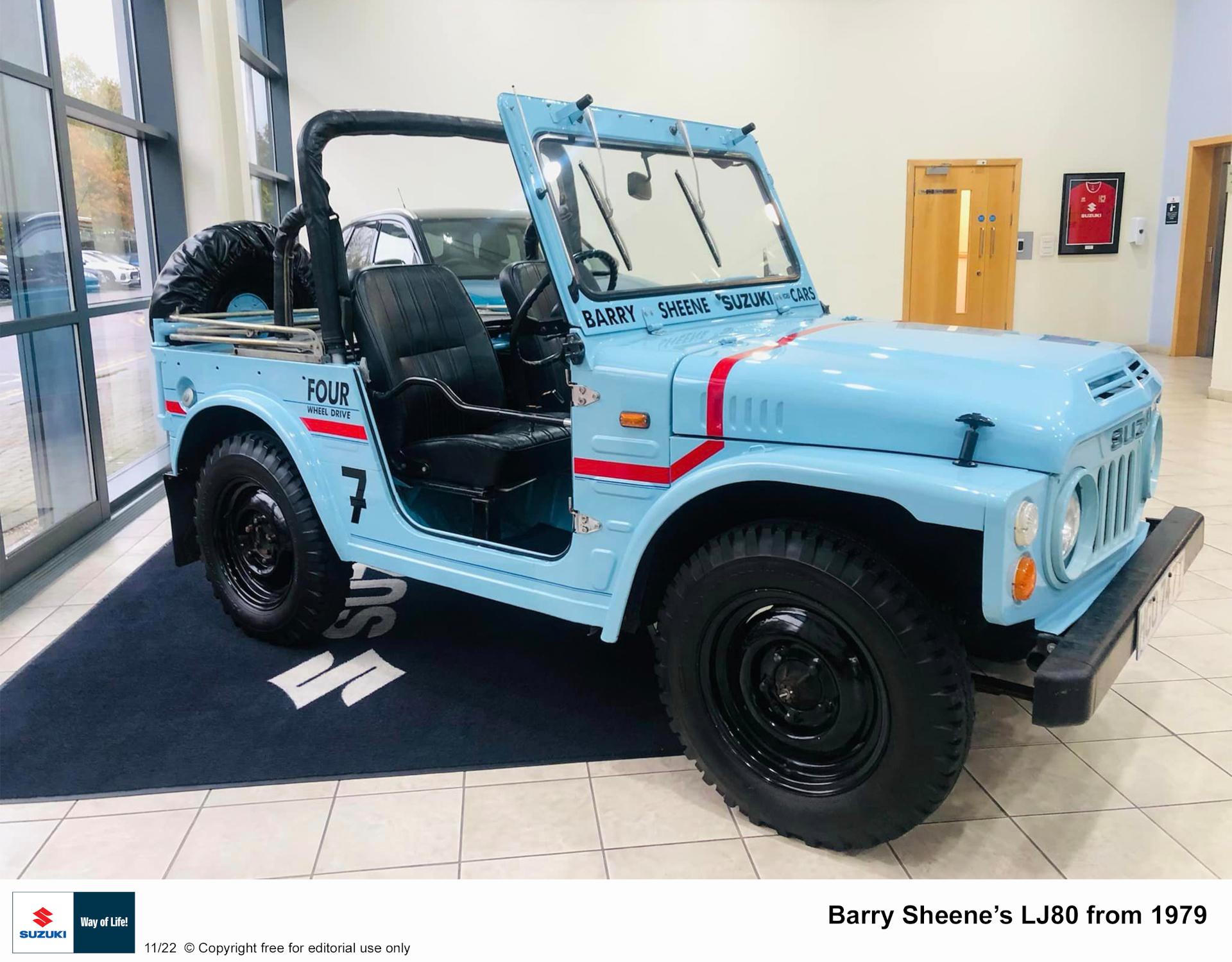 Barry Sheene’s famous LJ80