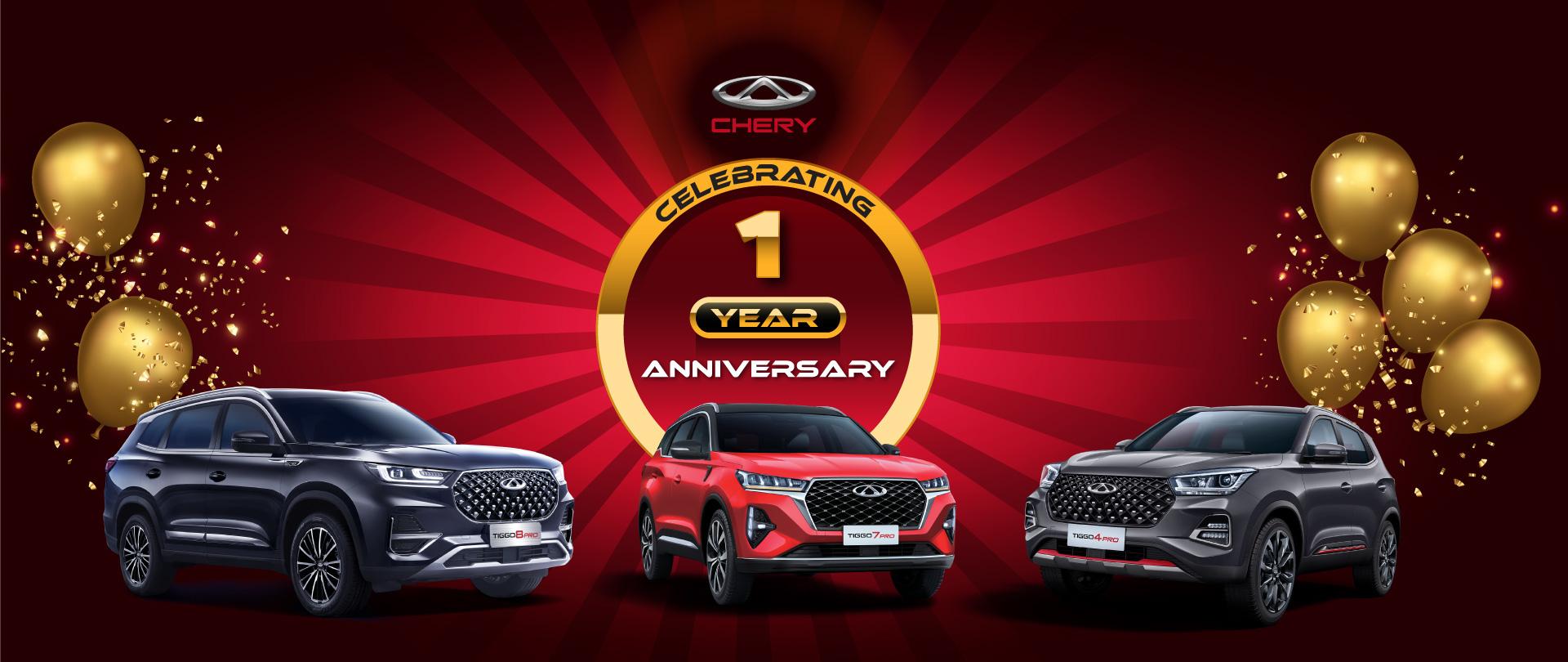 Celebrating its first birthday in SA: Chery
