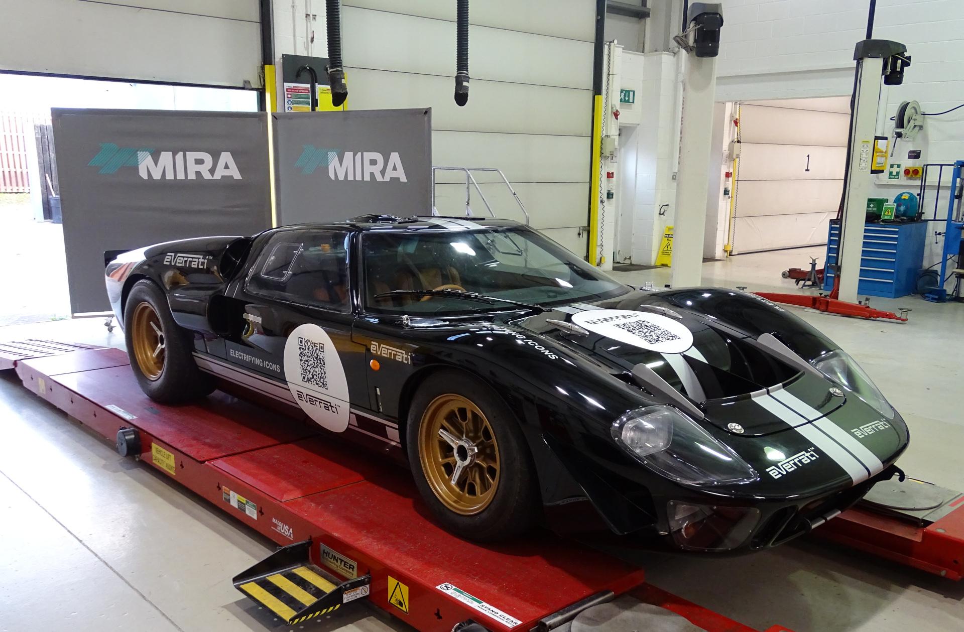 Everrati’s GT40 and Land Rover pass electrical safety testing