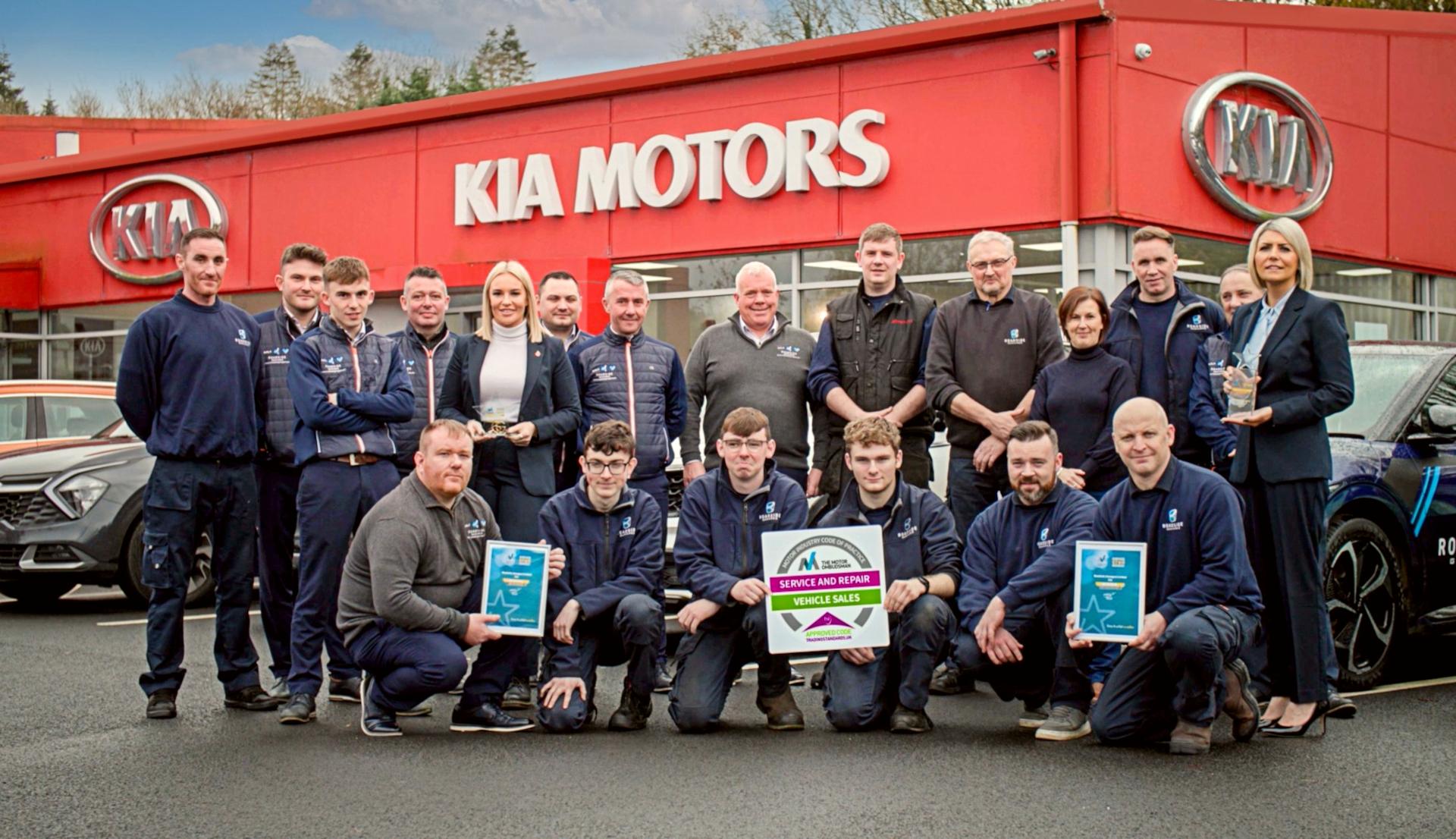 The Motor Ombudsman’s National Garage Star Award for 2022 – Roadside (Garages) Kia