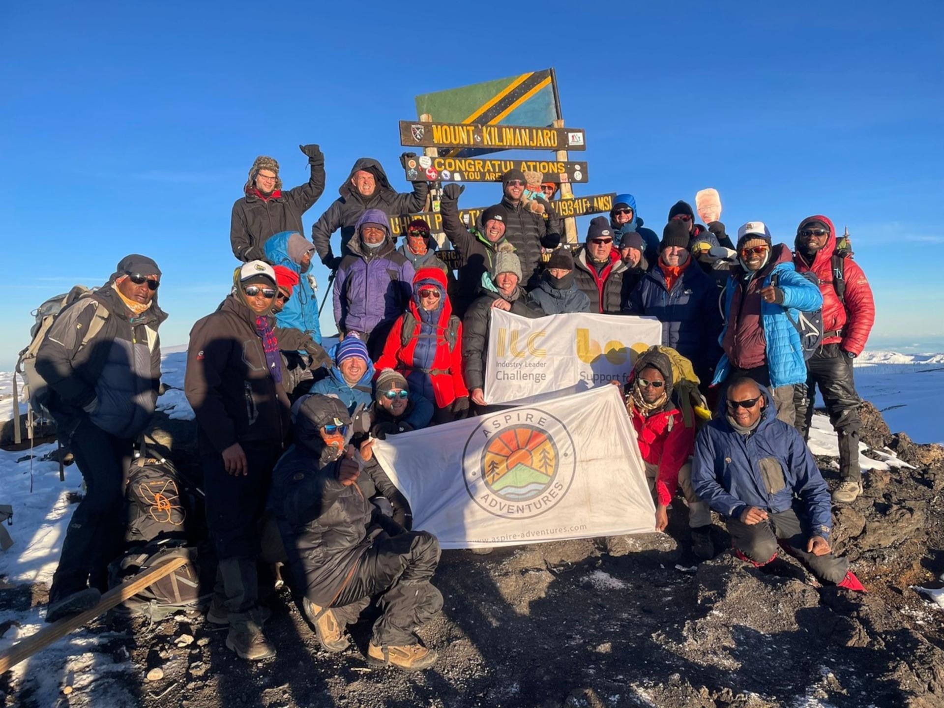 Scaling Kilimanjaro: Ben’s industry leader climbers aiming to raise £300,000