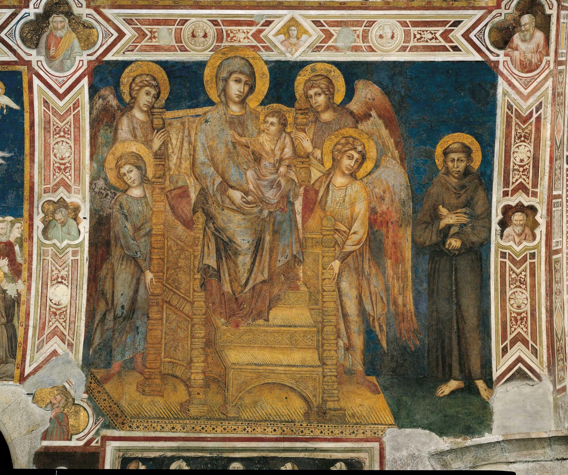 Restoration of ‘Maestà di Assisi’ fresco in the Basilica of St. Francis supported by Ferrari