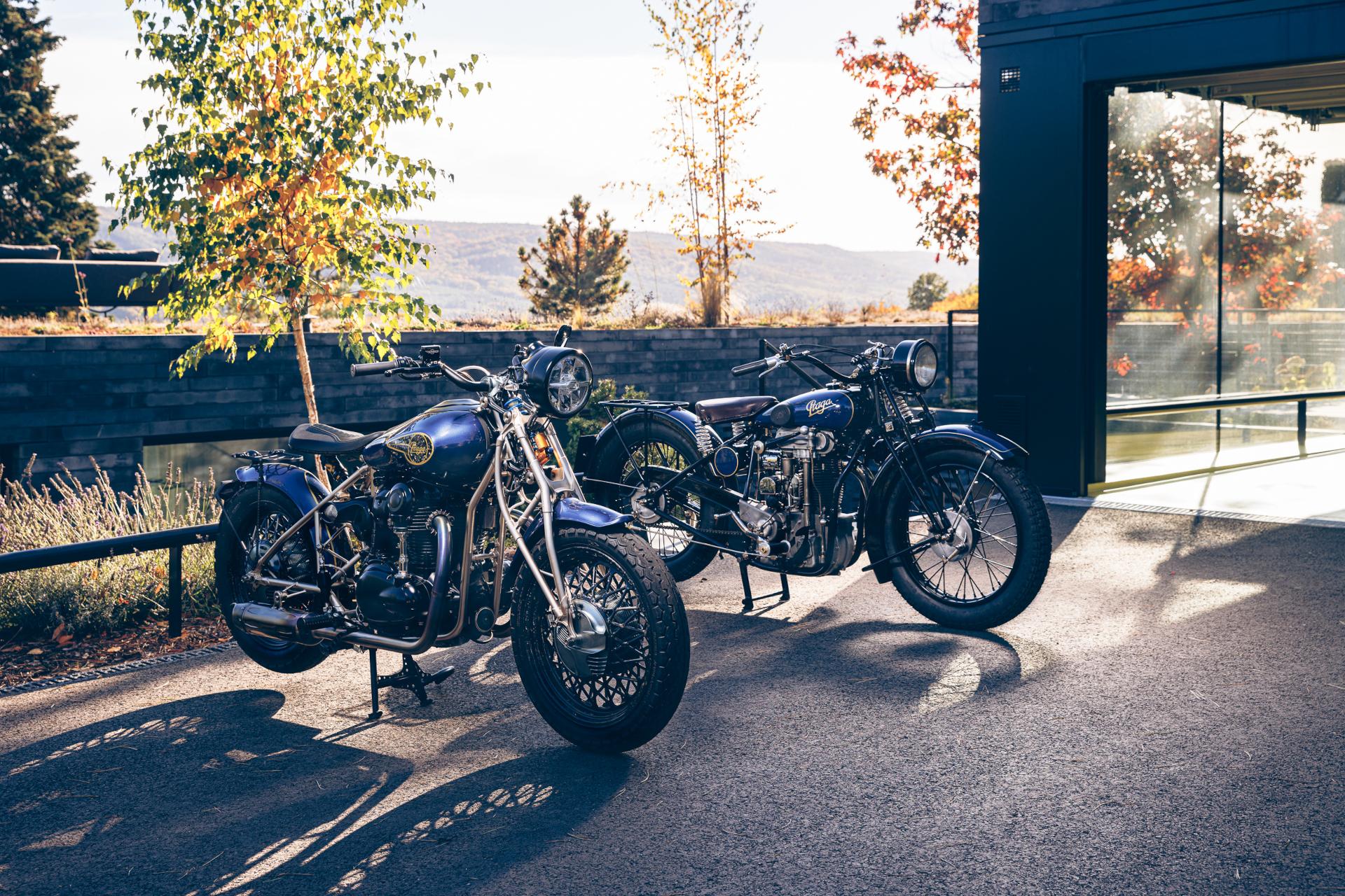 An icon reborn: Praga presents the Praga ZS 800 motorcycle
