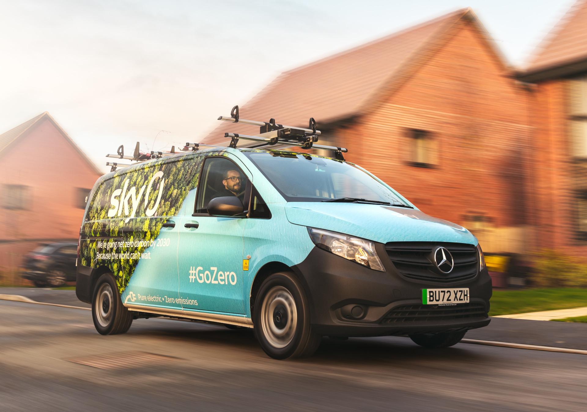 Sky goes zero with new Mercedes-Benz eVito
