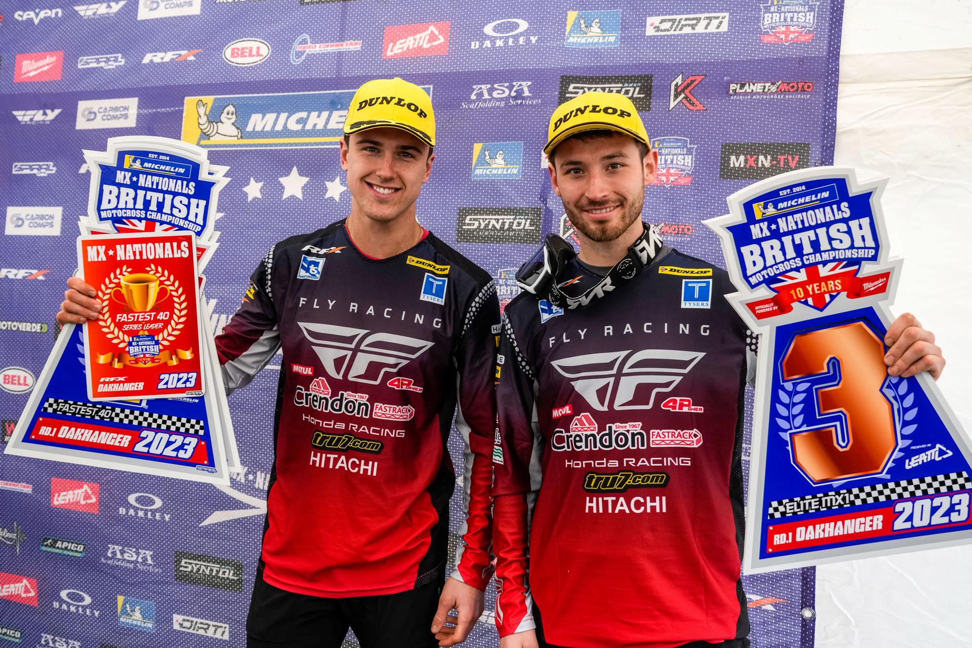 Podium again for Crendon Fastrack Honda