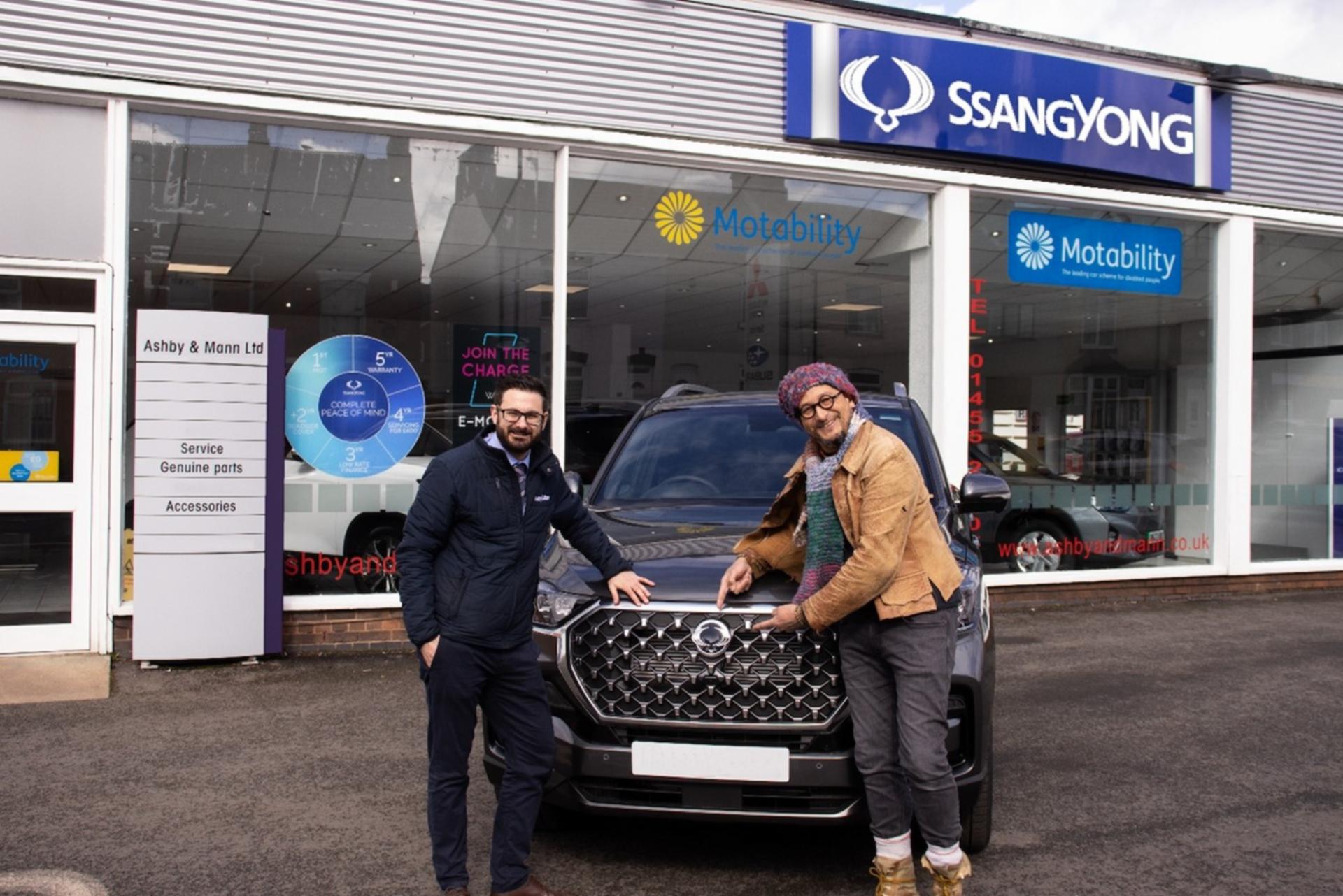 SsangYong ambassador Fuzz Townshend continues partnership