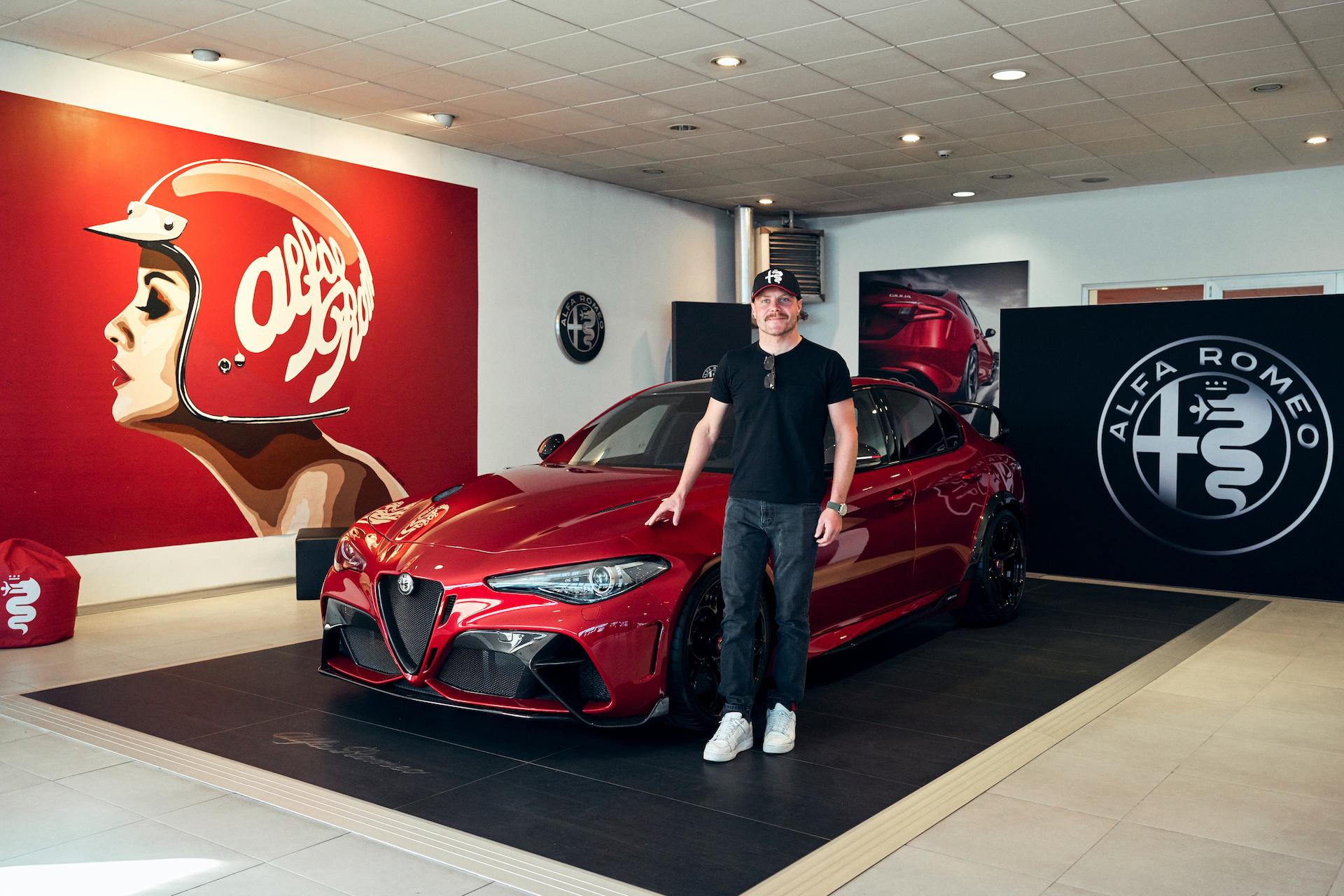 Valtteri Bottas Joins the Alfa Romeo Tribe with a Giulia GTAm