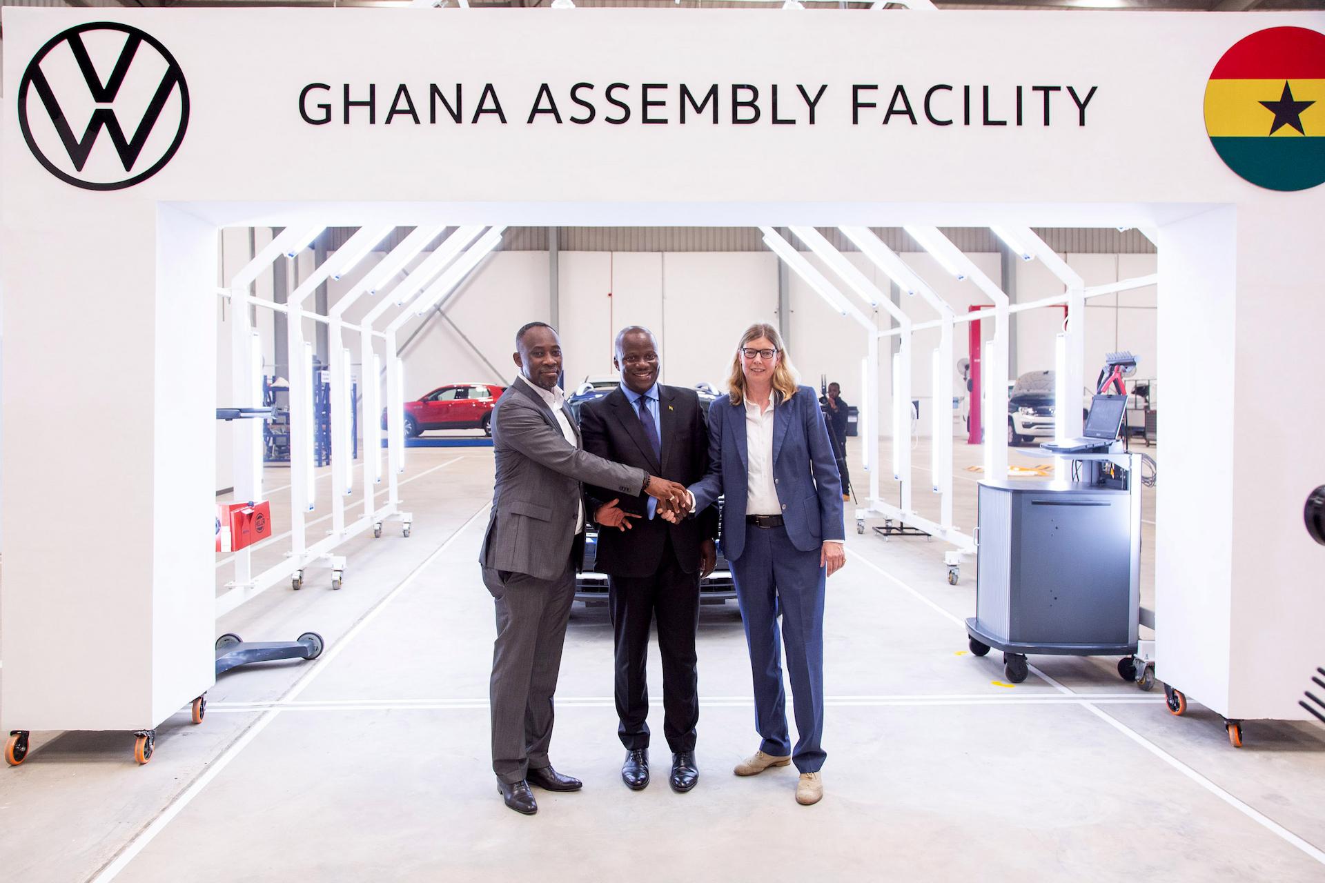 Volkswagen vehicle assembly in Ghana