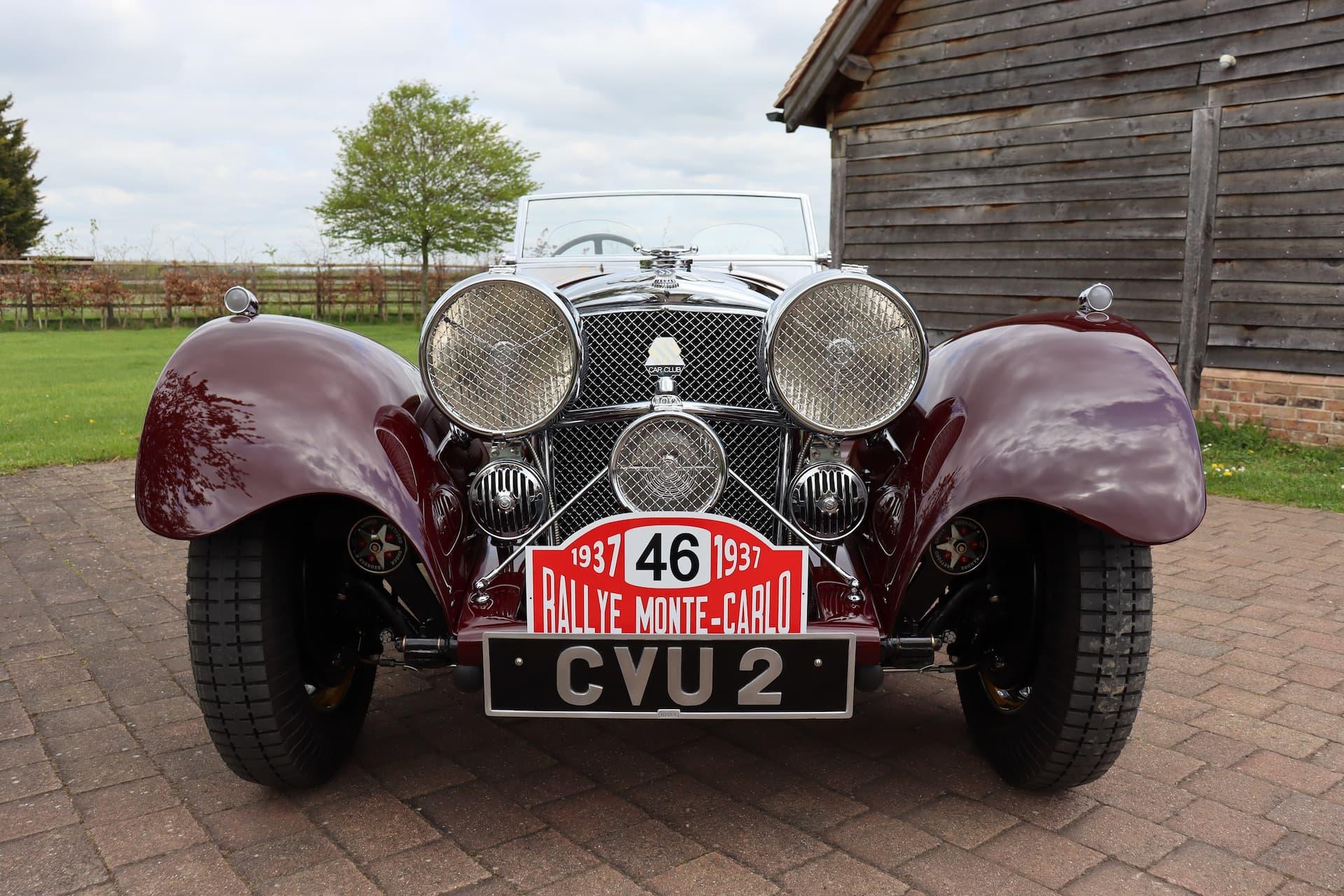 Important RAC Rally-winning Jaguar SS100