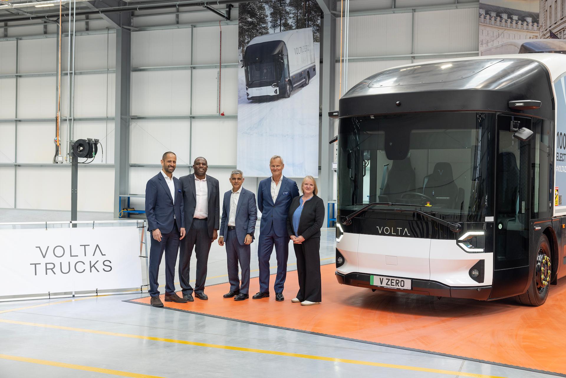 London Mayor inaugurates Volta Trucks’ Hub to mark start of UK customer operations
