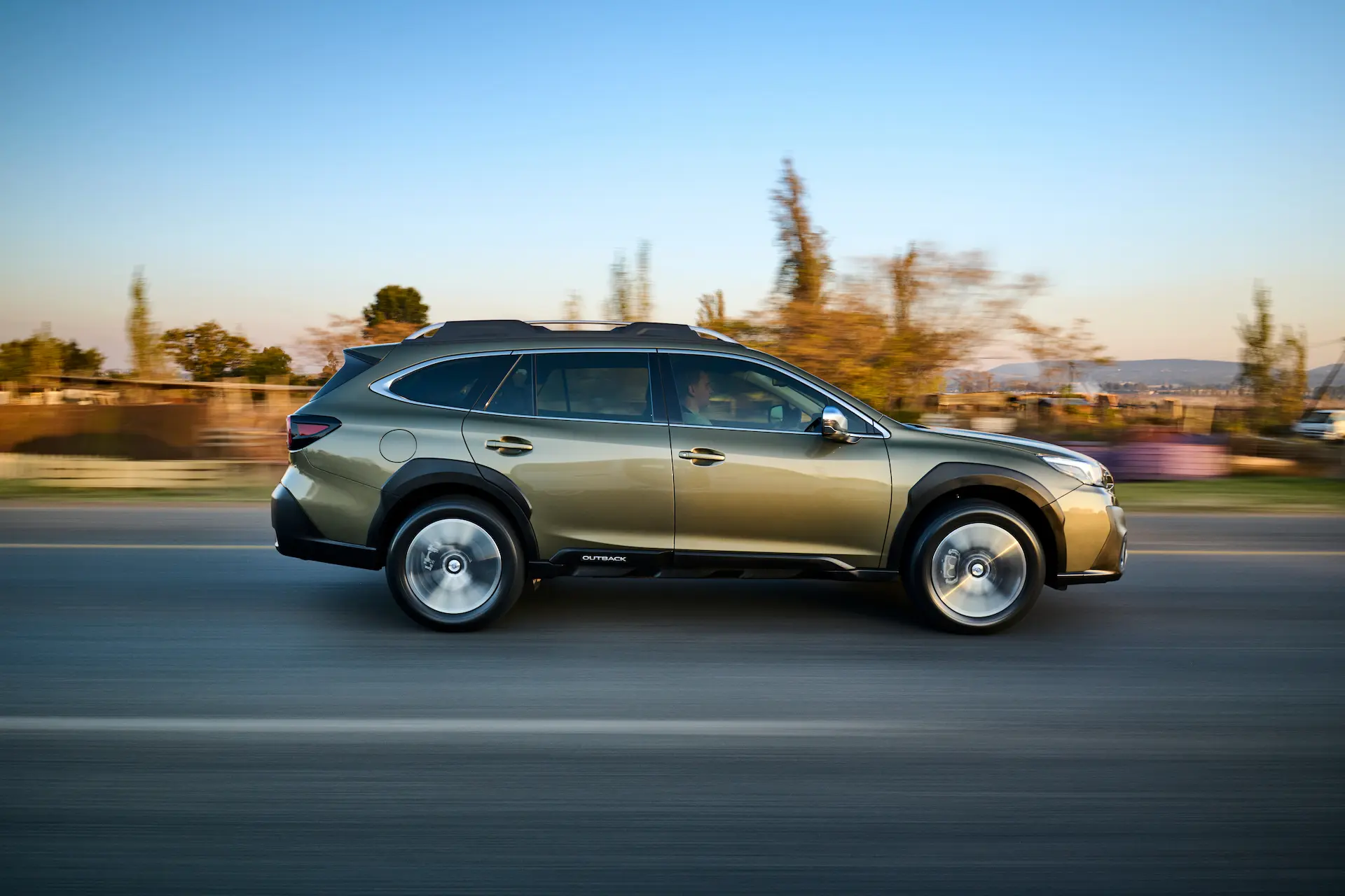 New Turbo Subaru Outback Side View