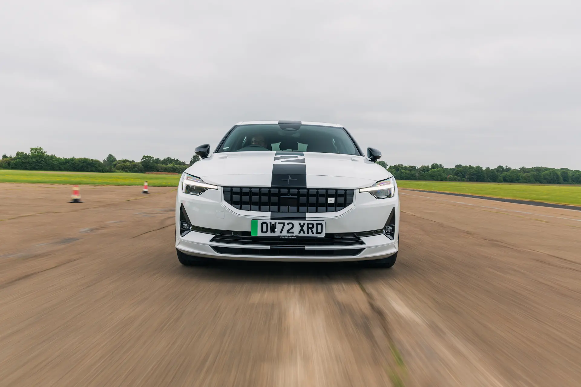 Polestar 2 Bst Edition 270 Flywheel Course Car Front View
