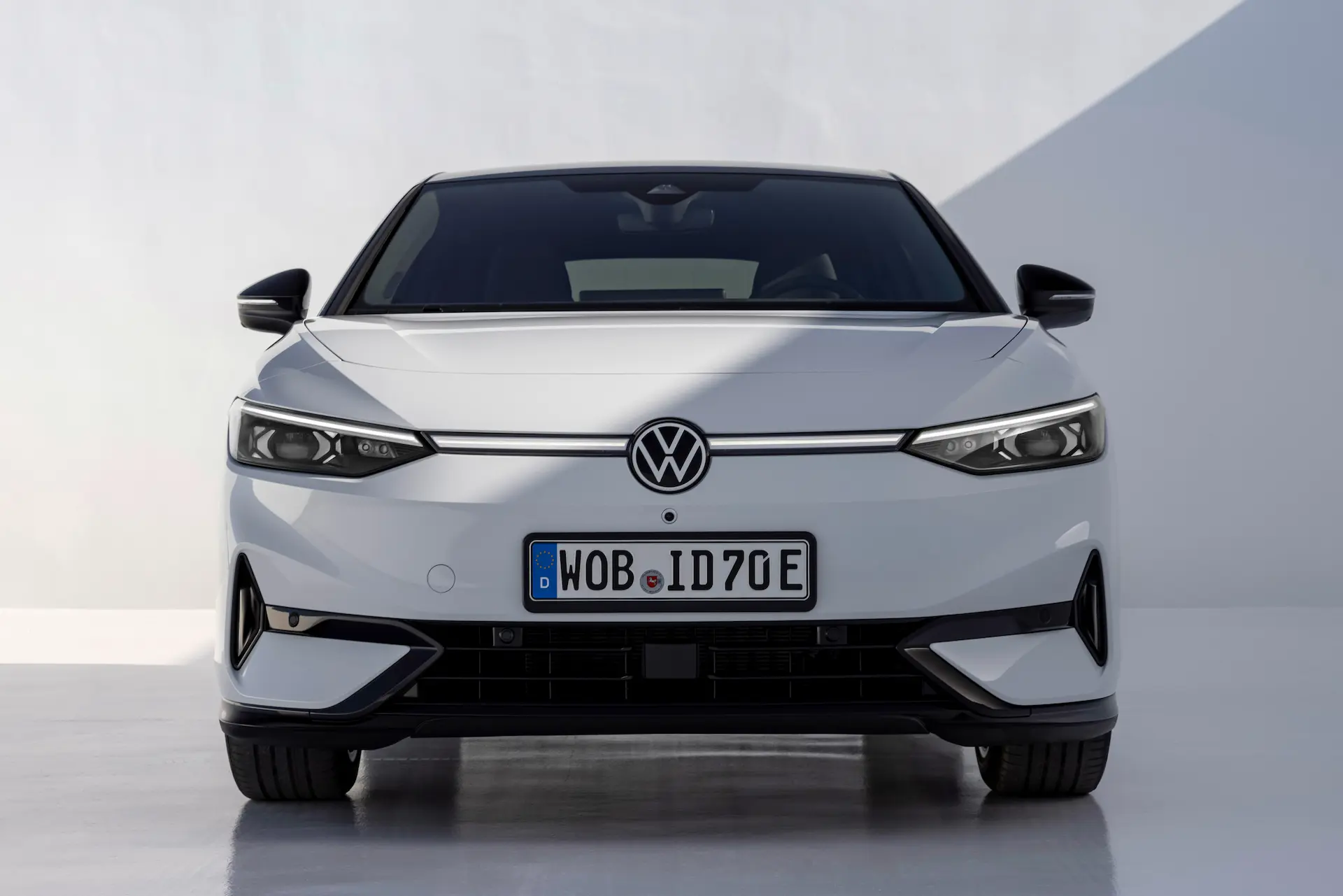 Volkswagen Id7 Sophisticated Aerodynamics Front View