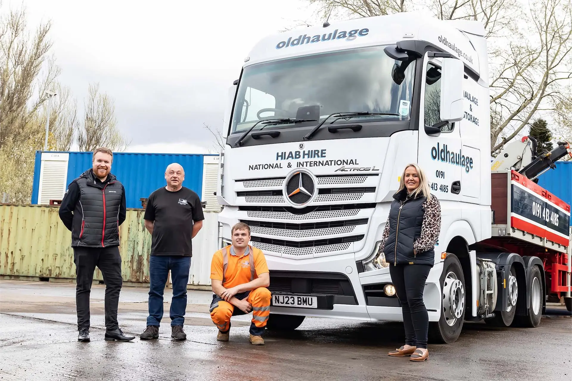 Old Haulage Takes A New Direction With Its First Mercedes Benz Tractor Unit 1