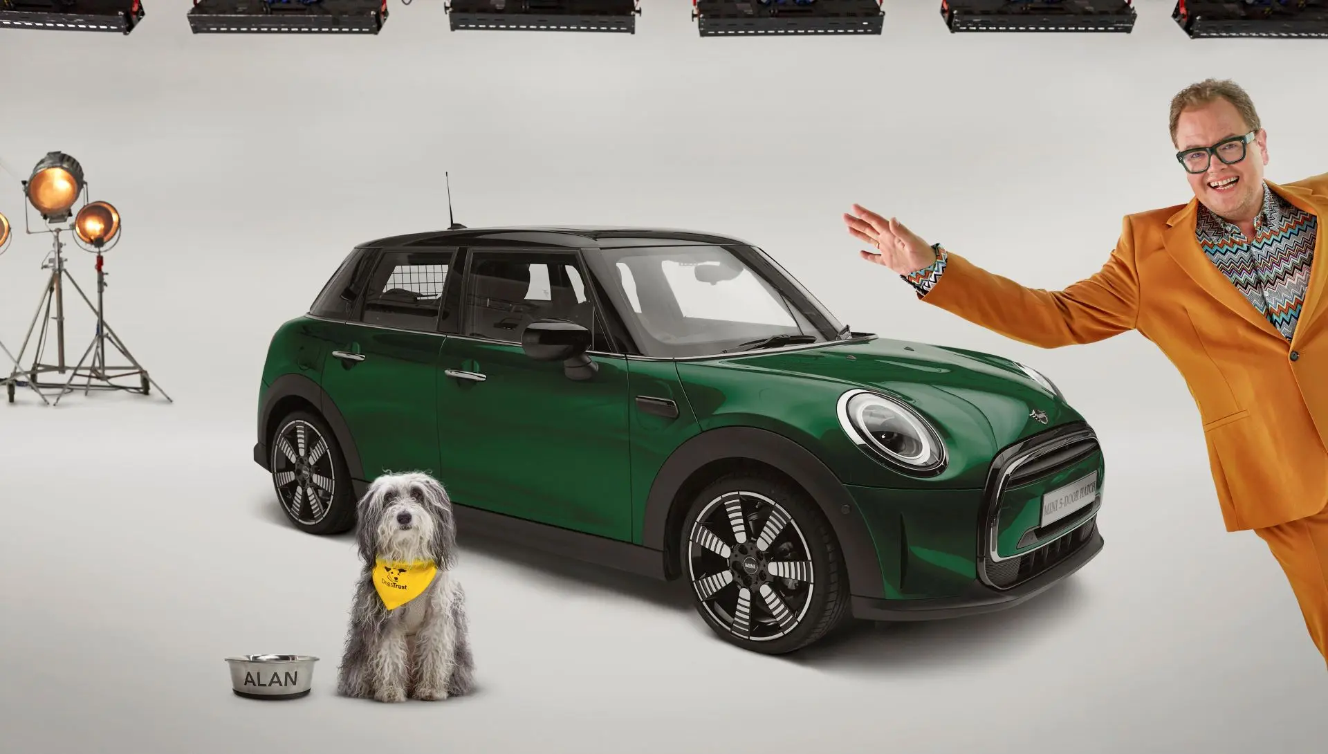 Mini Announces Alan Carr As Face Of Its Partnership With Dogs Trust 1