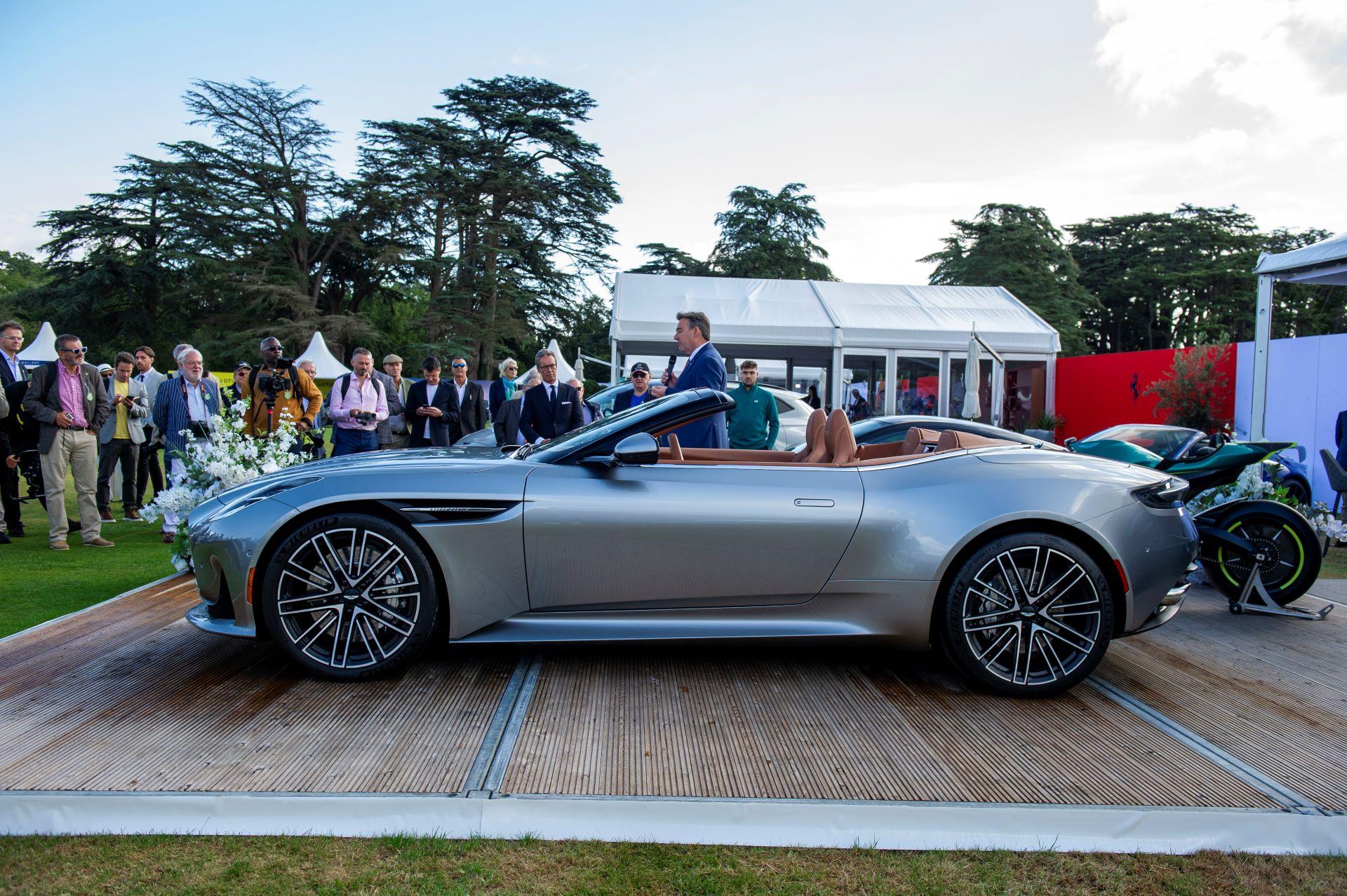 Stunning Aston Martin DB12 Volante revealed as Salon Privé opens at Blenheim Palace
