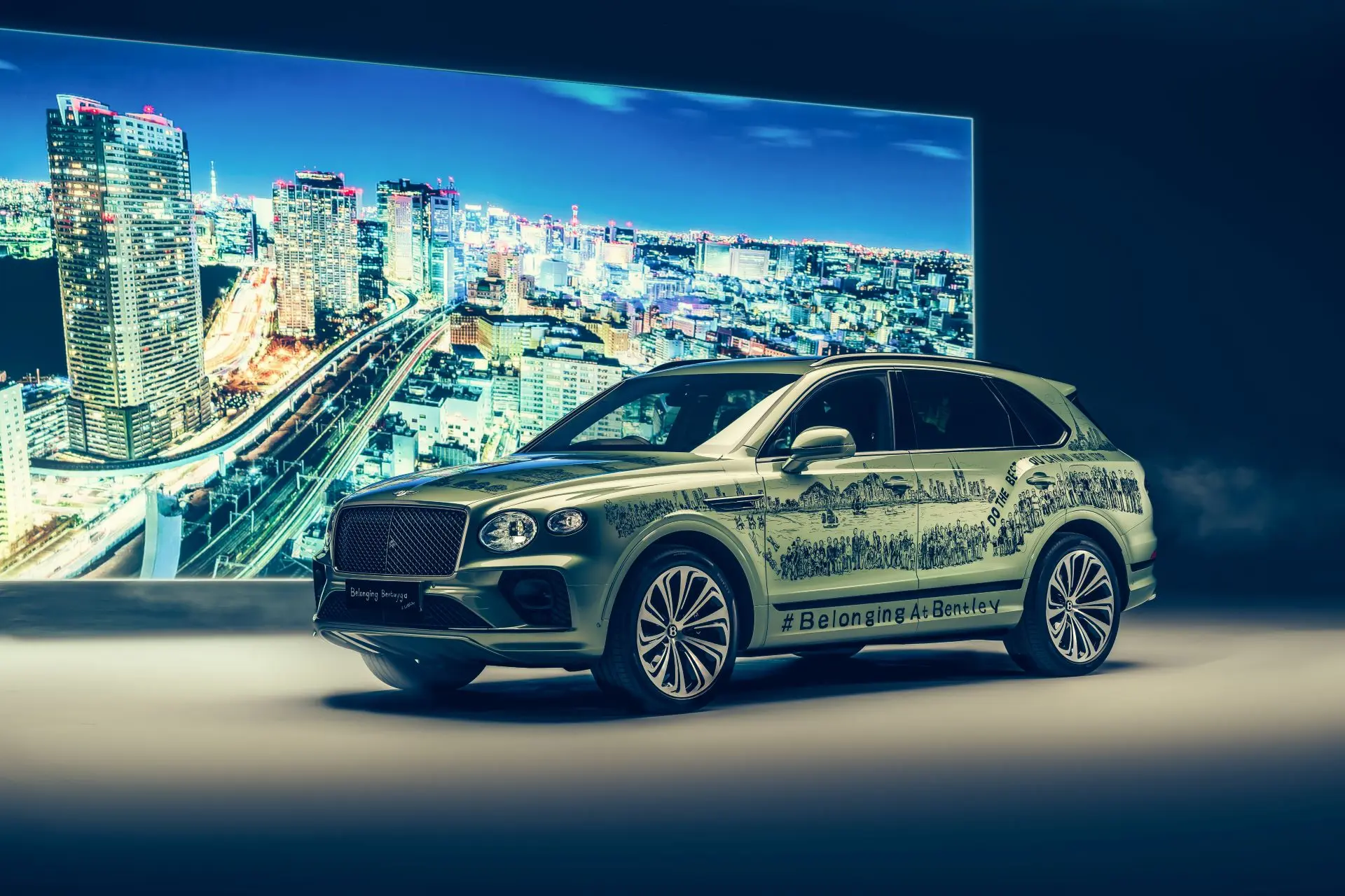 Bentley Unveils The Belonging Bentayga Painted By Stephen Wiltshire Celebrating Inclusion